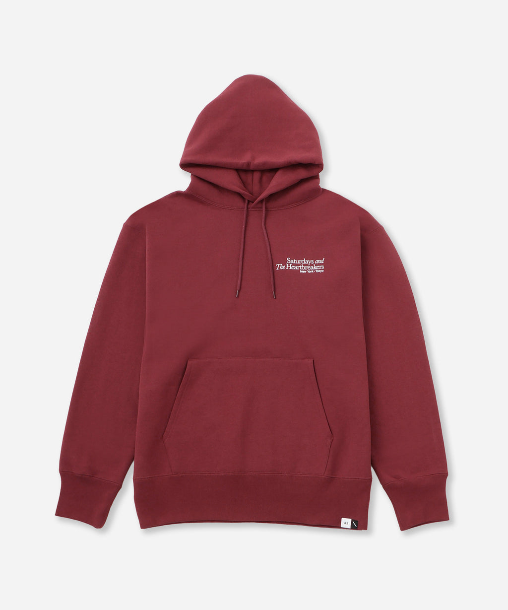 Saturdays NYC Bedwin x Saturdays New York Hoodie in Wine