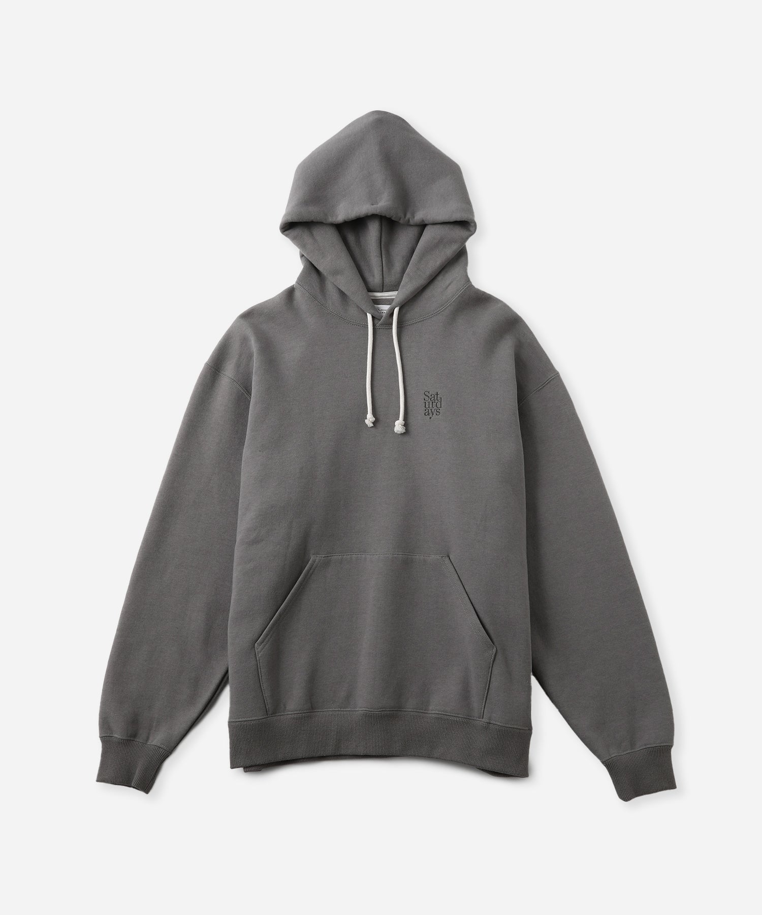 Saturdays NYC Warren Miller Stacked Hoodie in Gray