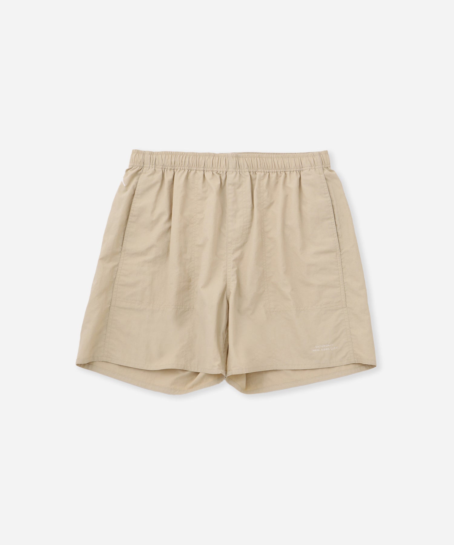 Saturdays NYC Talley Washed Swim Short in Beige
