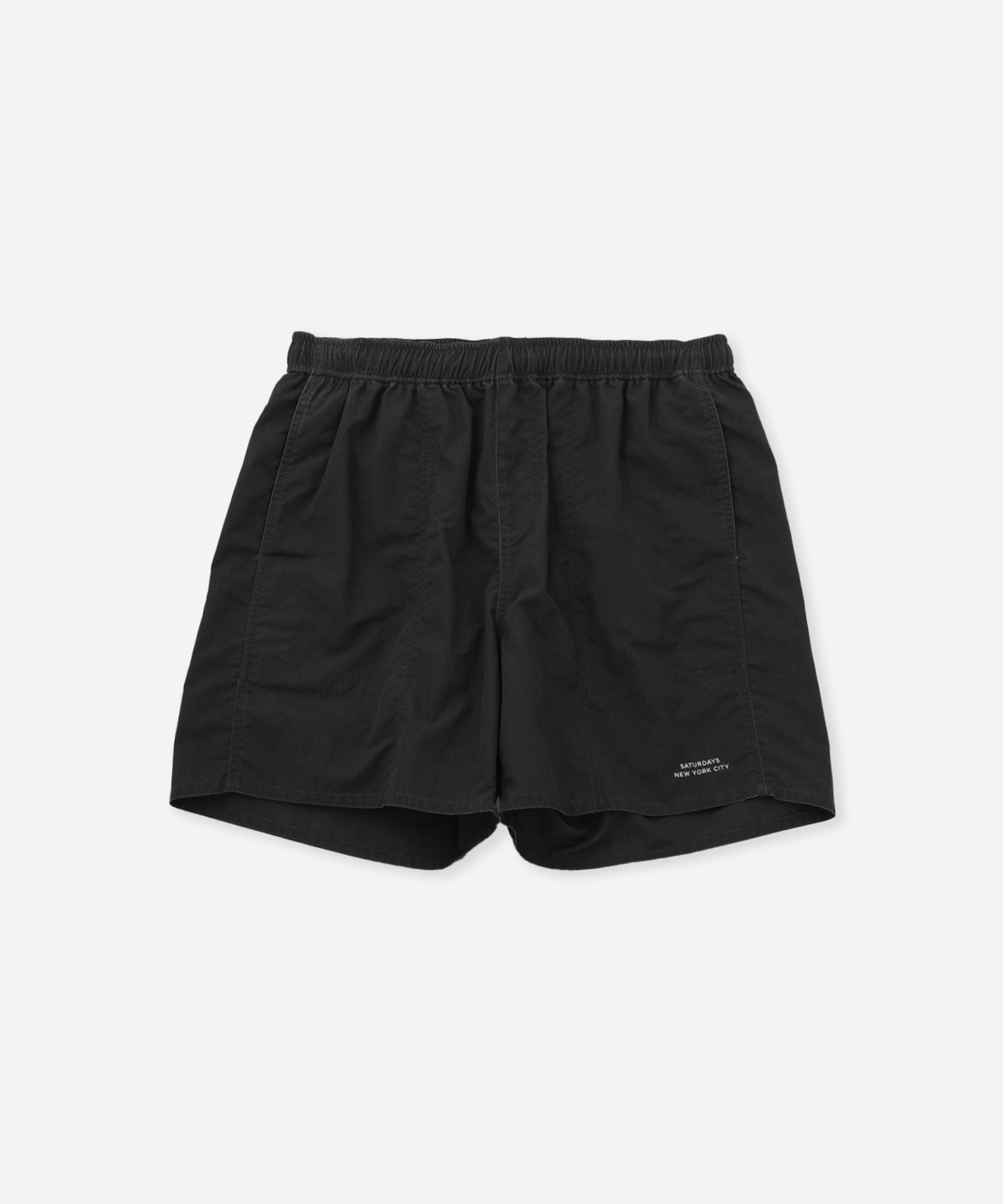 Saturdays NYC Talley Washed Swim Short in Charcoal