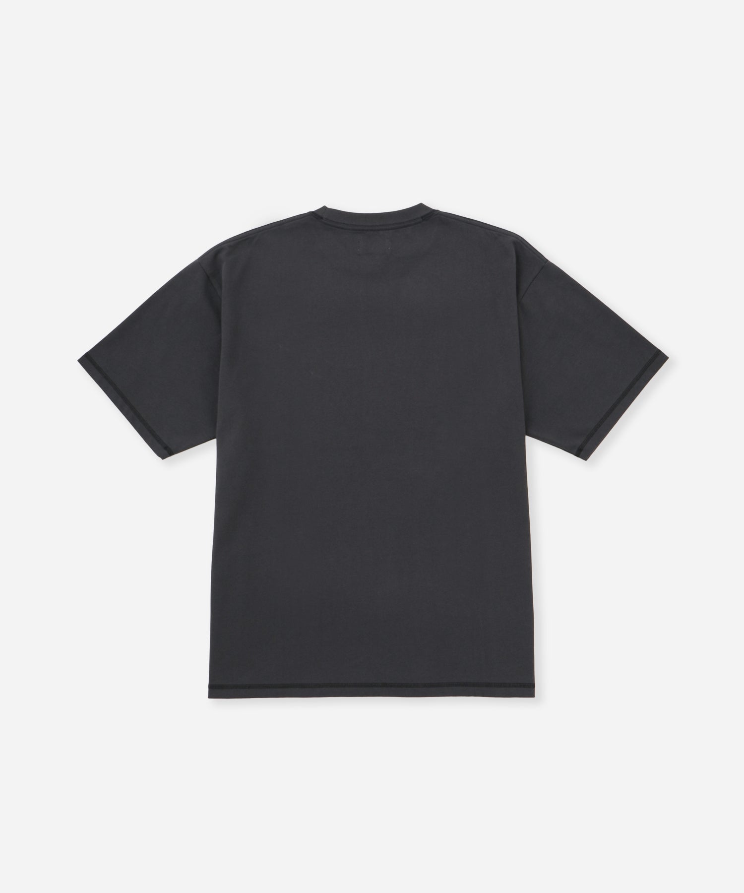 Saturdays NYC Contrast Stitch Relaxed Short Sleeve Tee in Navy