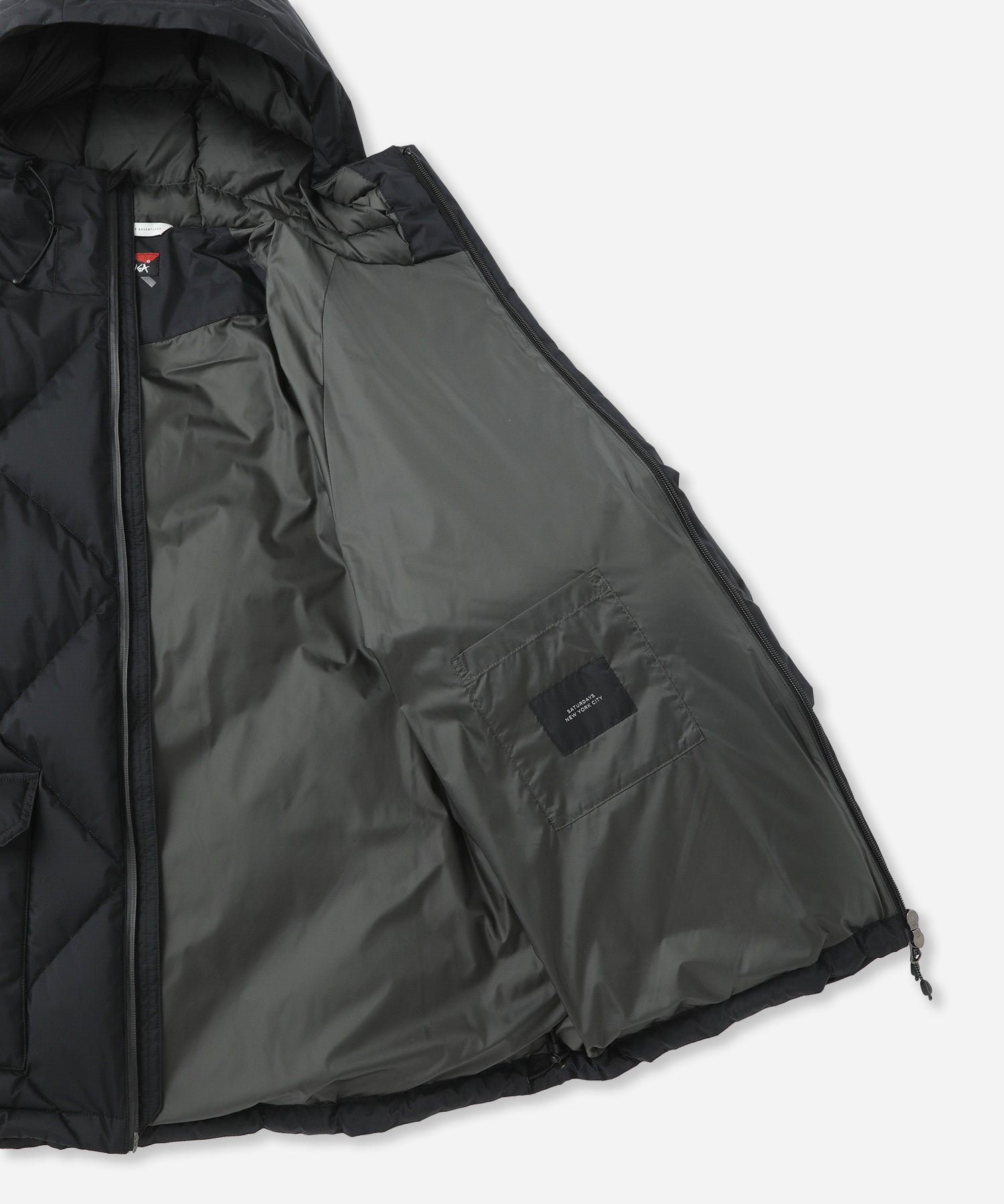 Saturdays NYC Nanga × Saturdays NYC Quilted Down Jacket in Black