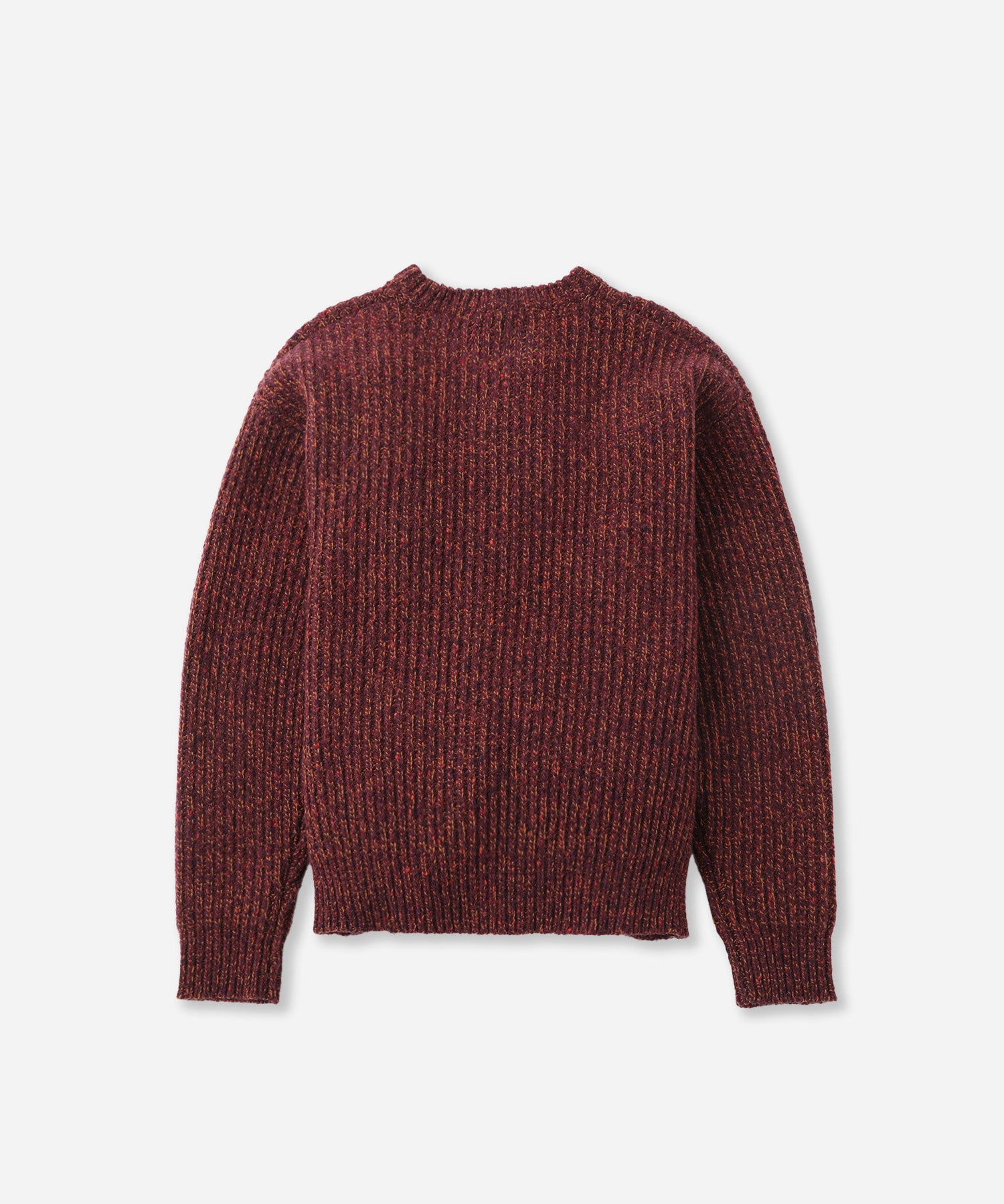 Saturdays NYC Atkins Speckled Sweater in Wine