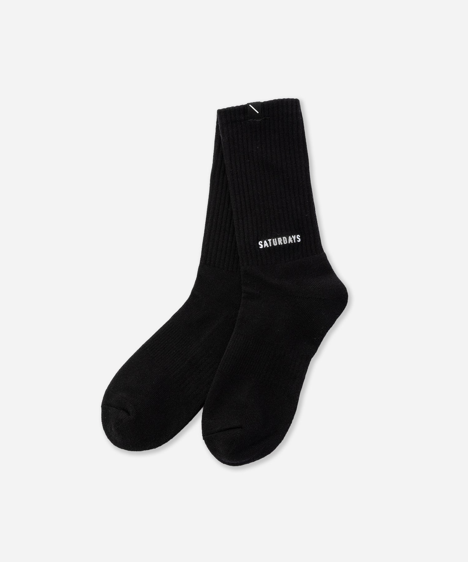 Saturdays NYC Saturdays Ankle Logo Socks in Black