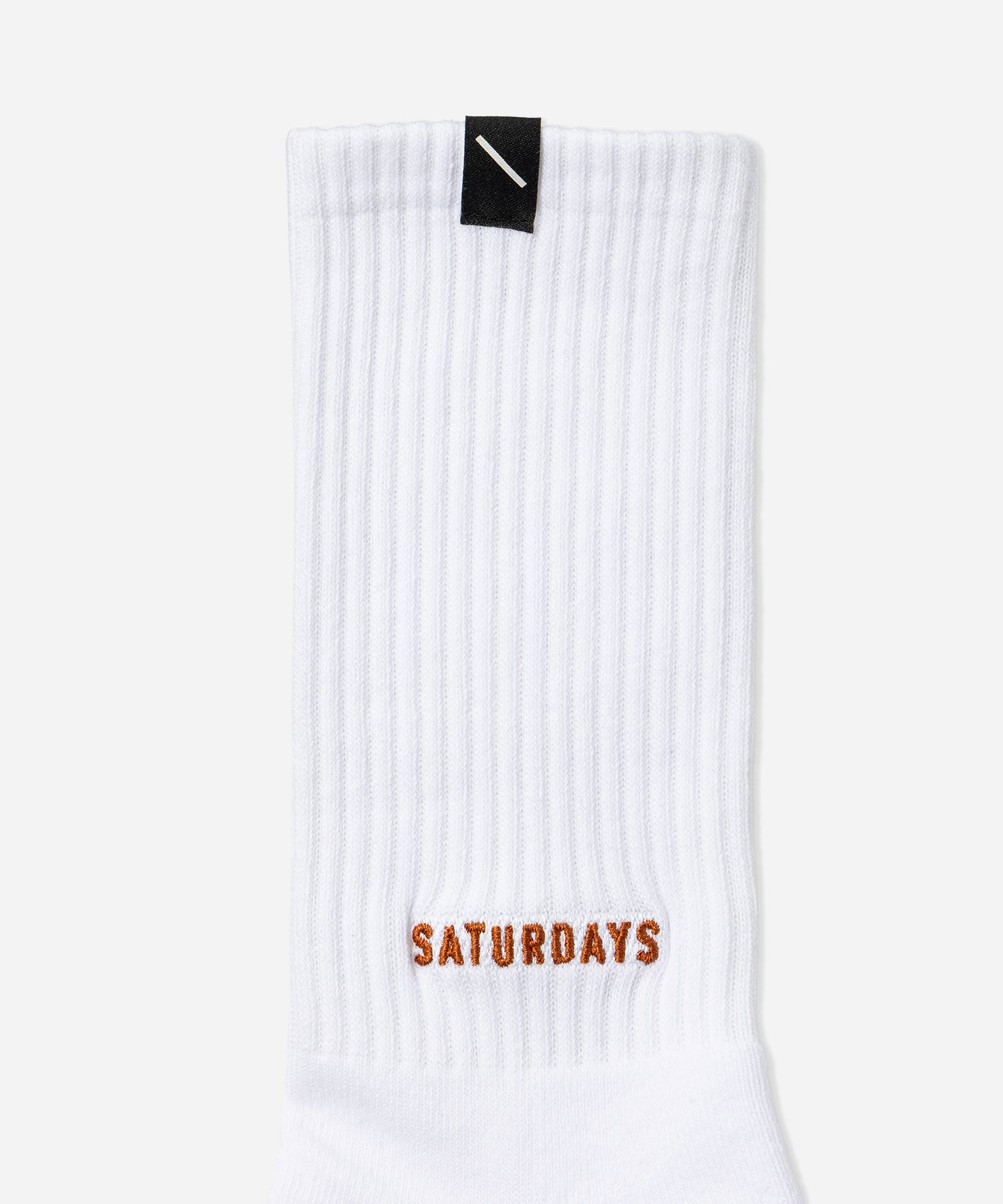 Saturdays NYC Saturdays Ankle Logo Socks in White