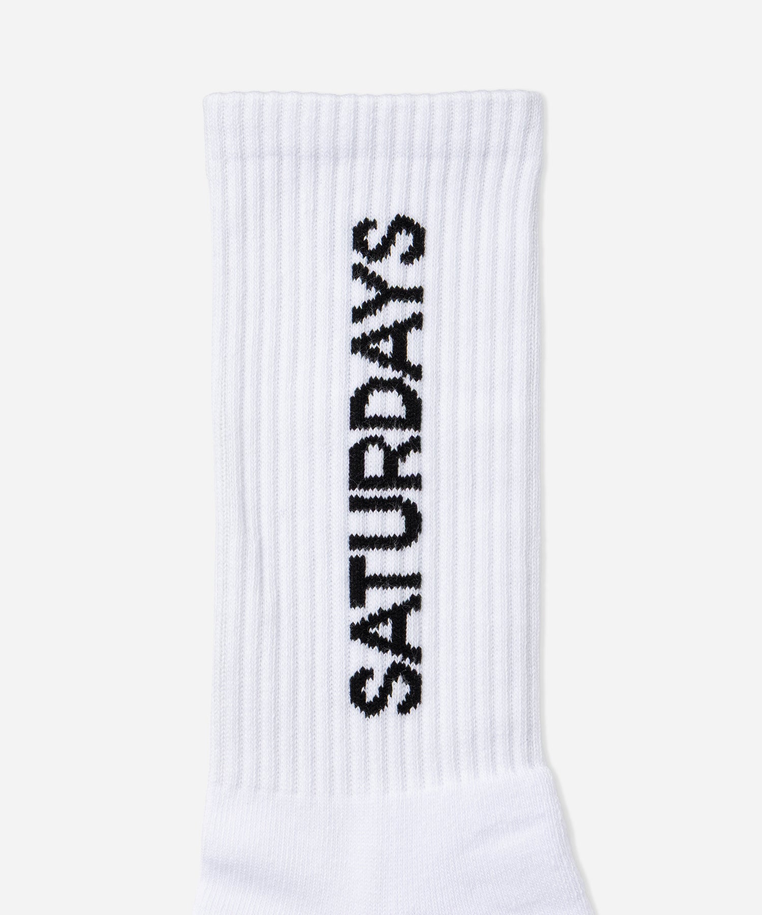 Saturdays NYC Logo Socks in White