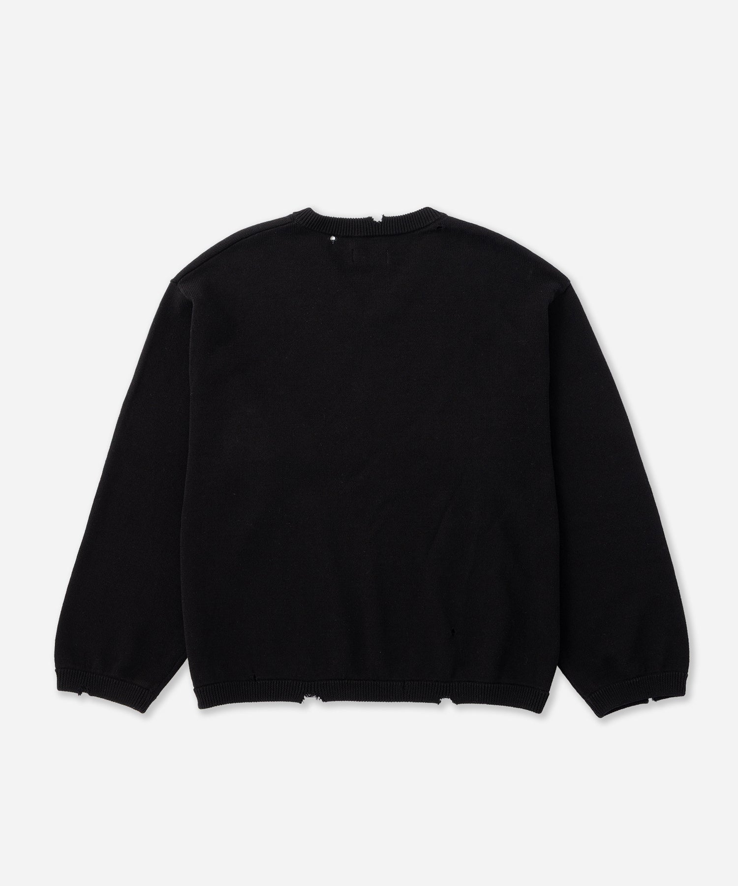 Saturdays NYC Charles Vintage V-Neck Sweater in Black