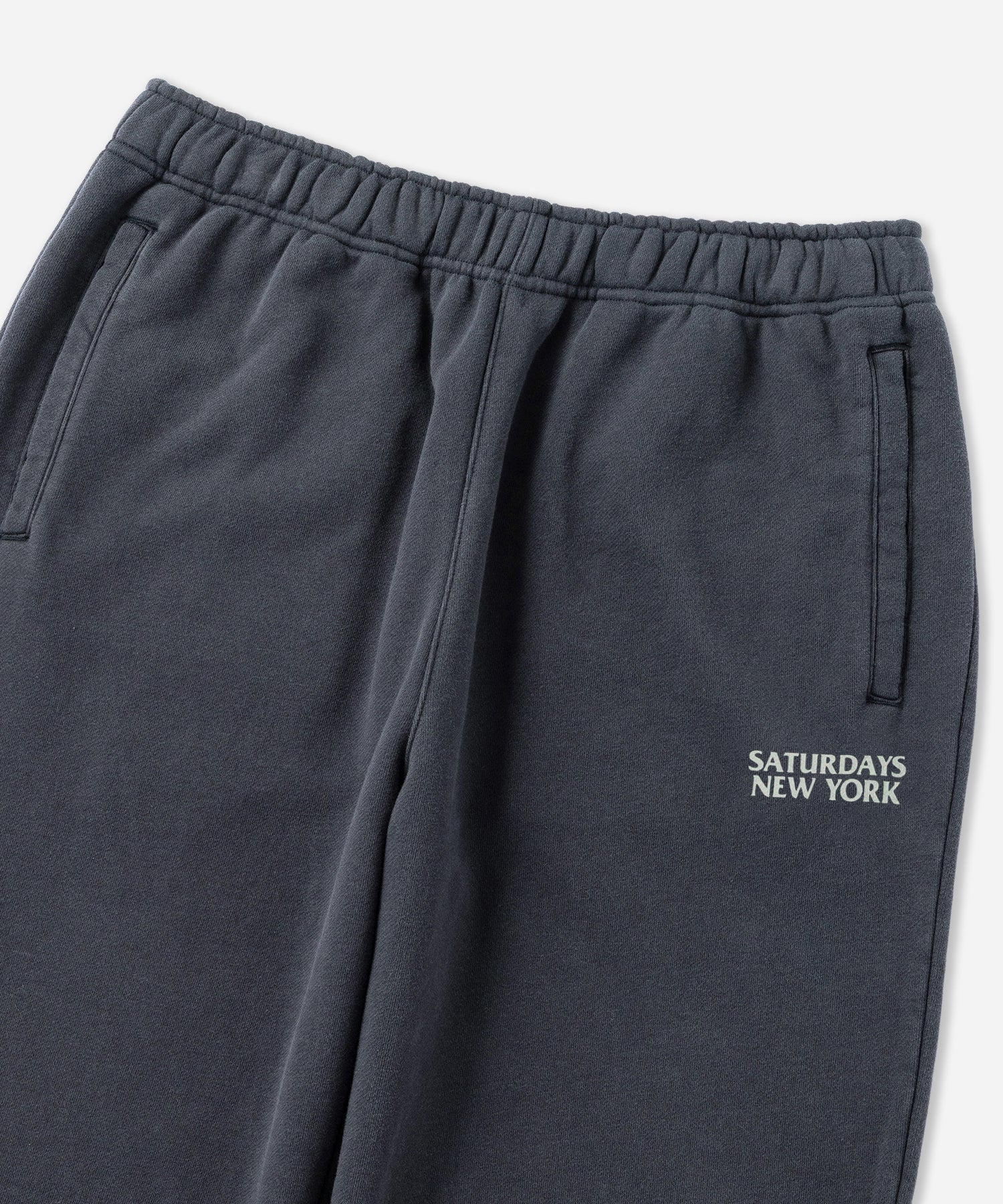 Saturdays NYC Abrams Ozone Washed Sweatpant in Navy