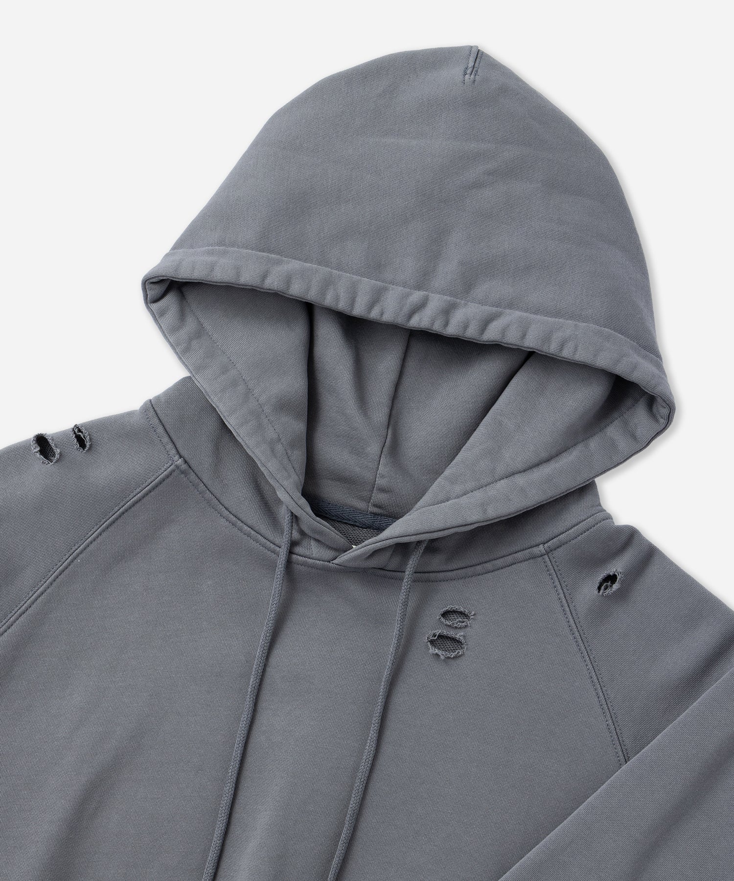 Saturdays NYC Warren Super Vintage Relaxed Hoodie in Light Blue