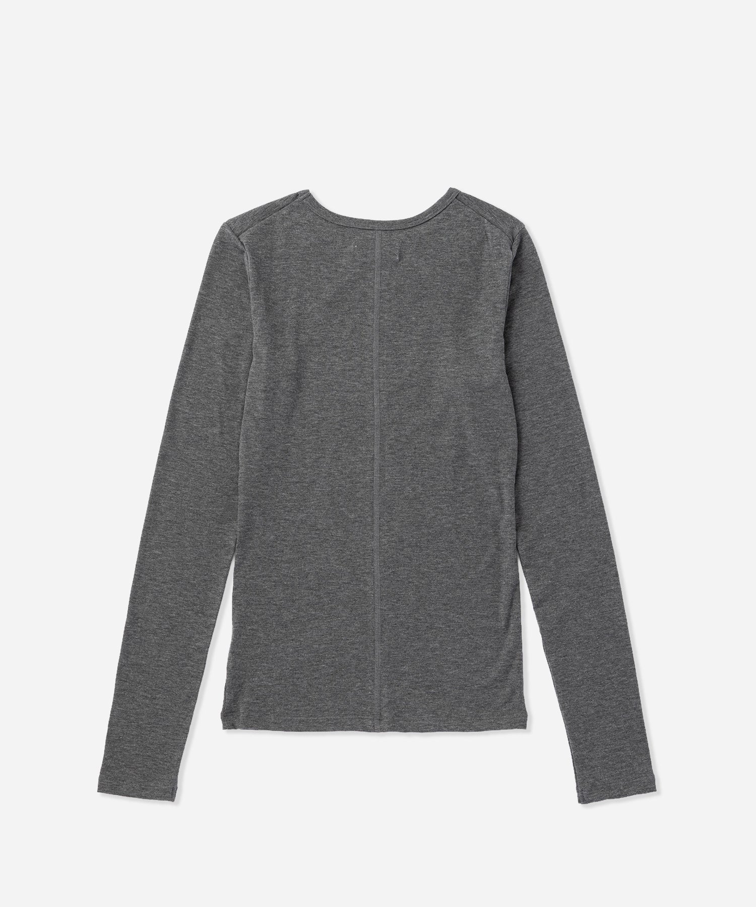 Saturdays NYC Steff Fitted Long Sleeve Top in Gray