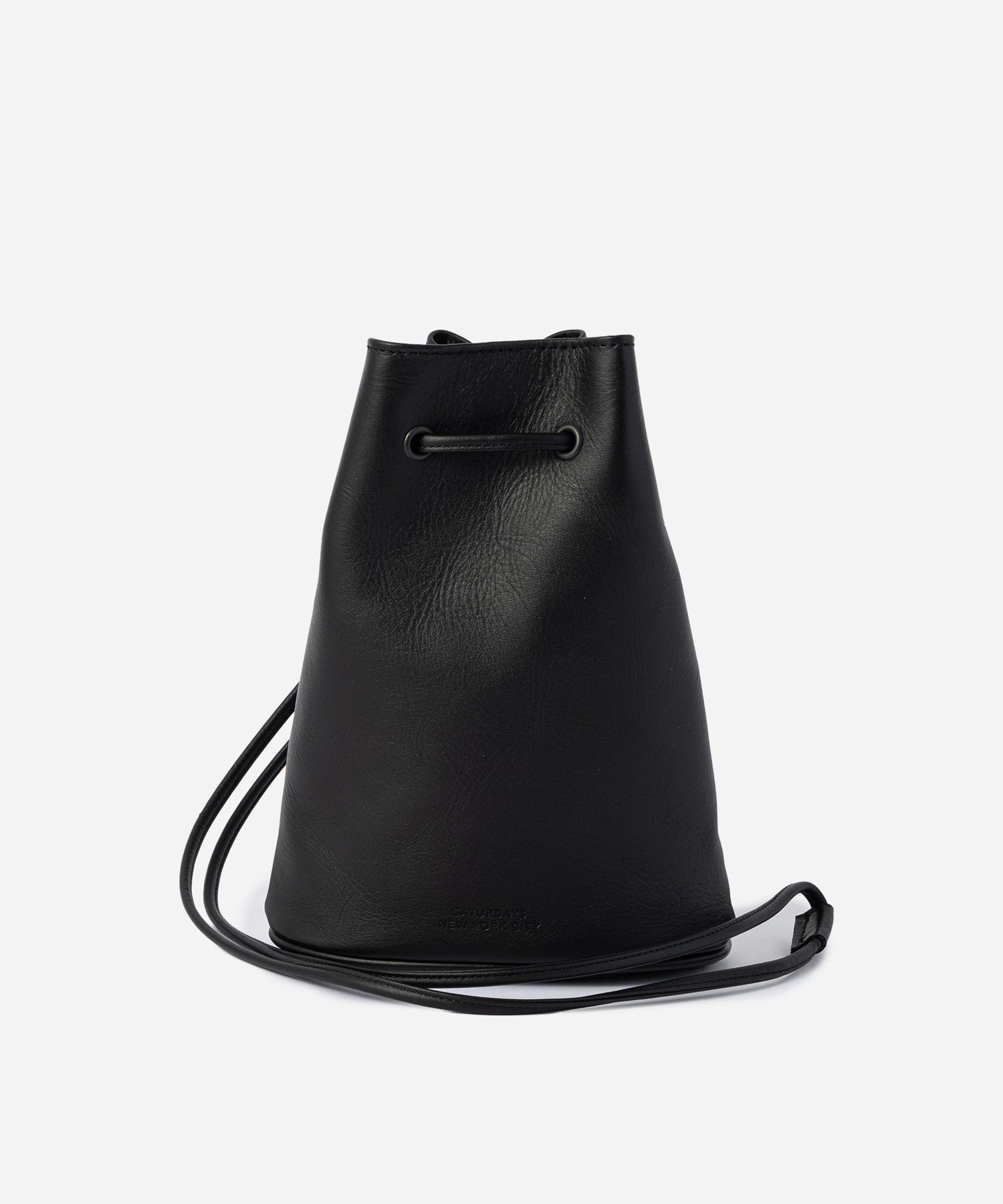 Saturdays NYC SNYC Drawstring Bag in Black