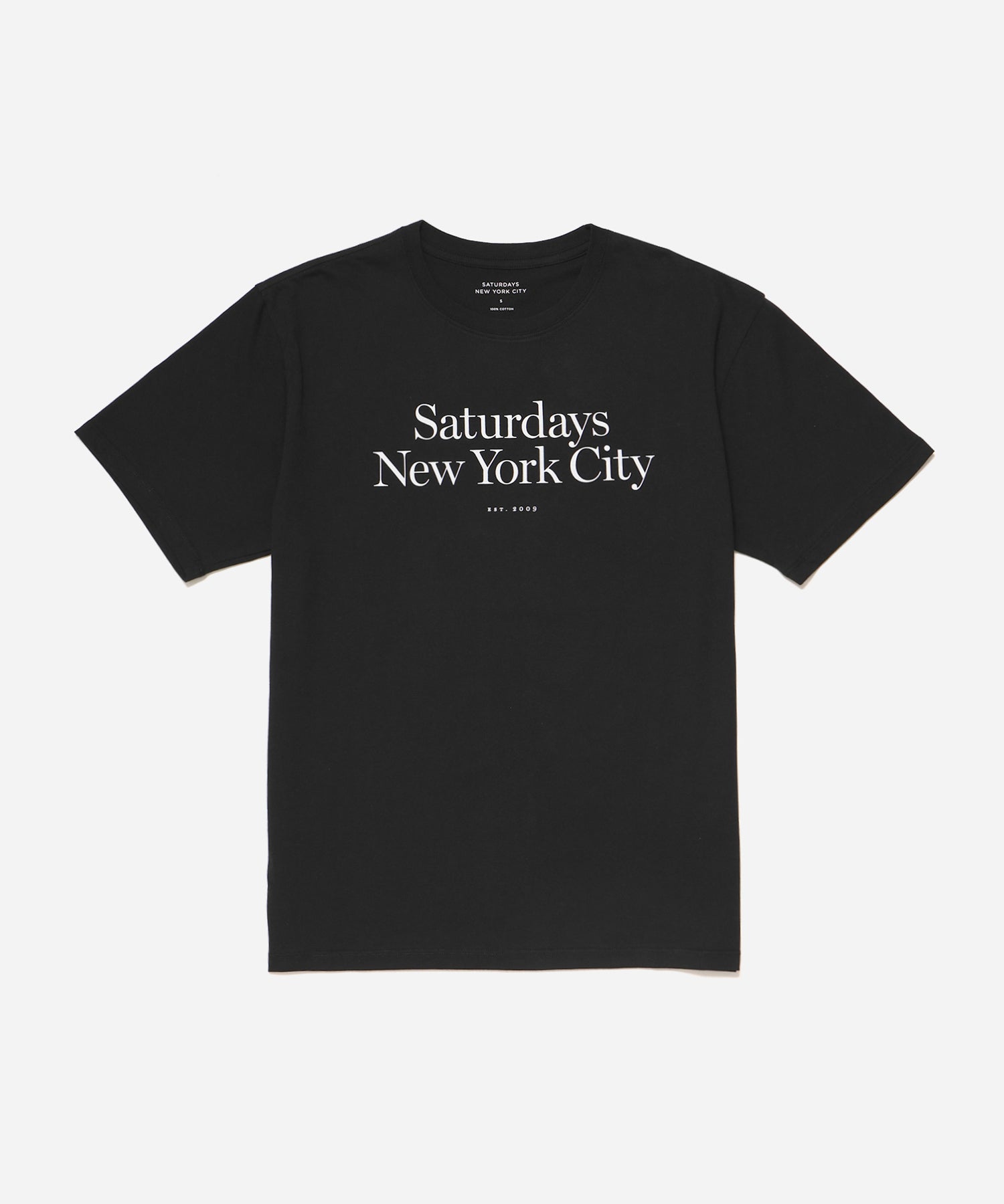 Saturdays NYC Miller Standard Short Sleeve Tee in Black