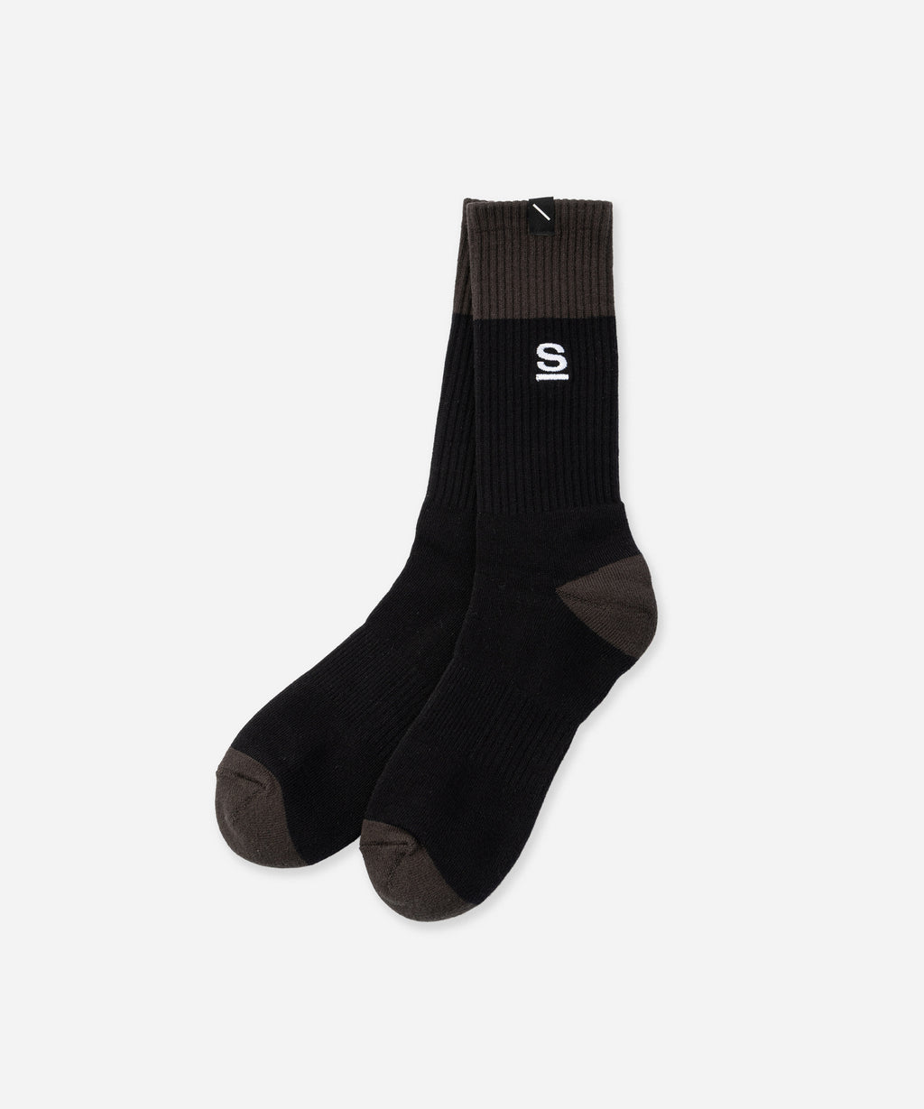 Saturdays NYC S Logo Sock in Black