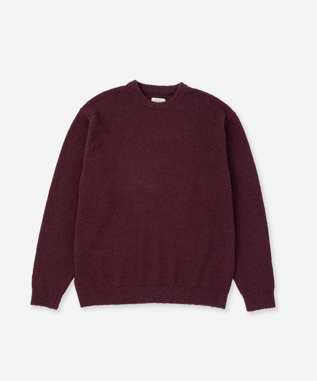 Saturdays NYC Greg Loop Yarn Sweater in Wine