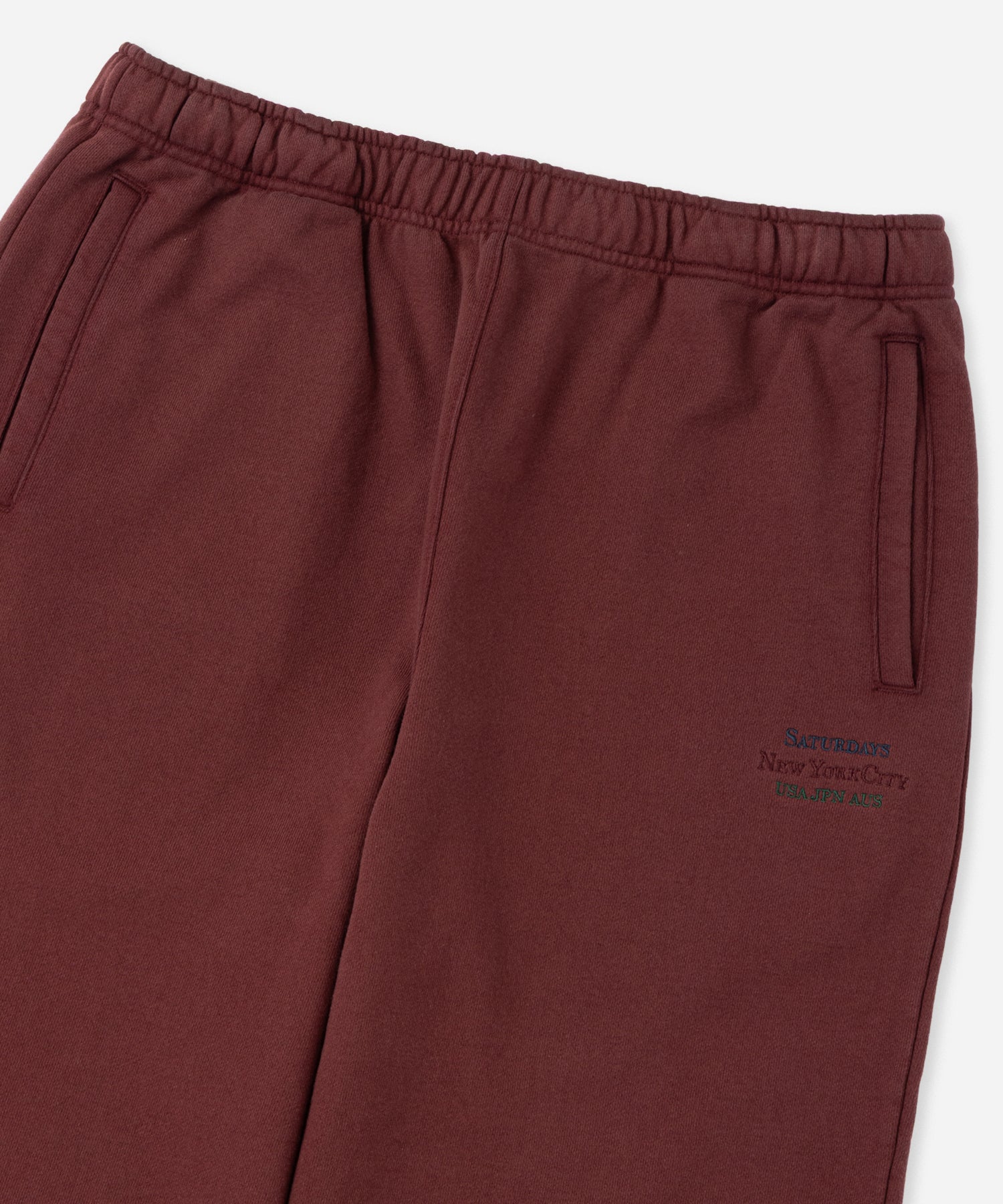 Saturdays NYC Abrams Sweatpant in Wine