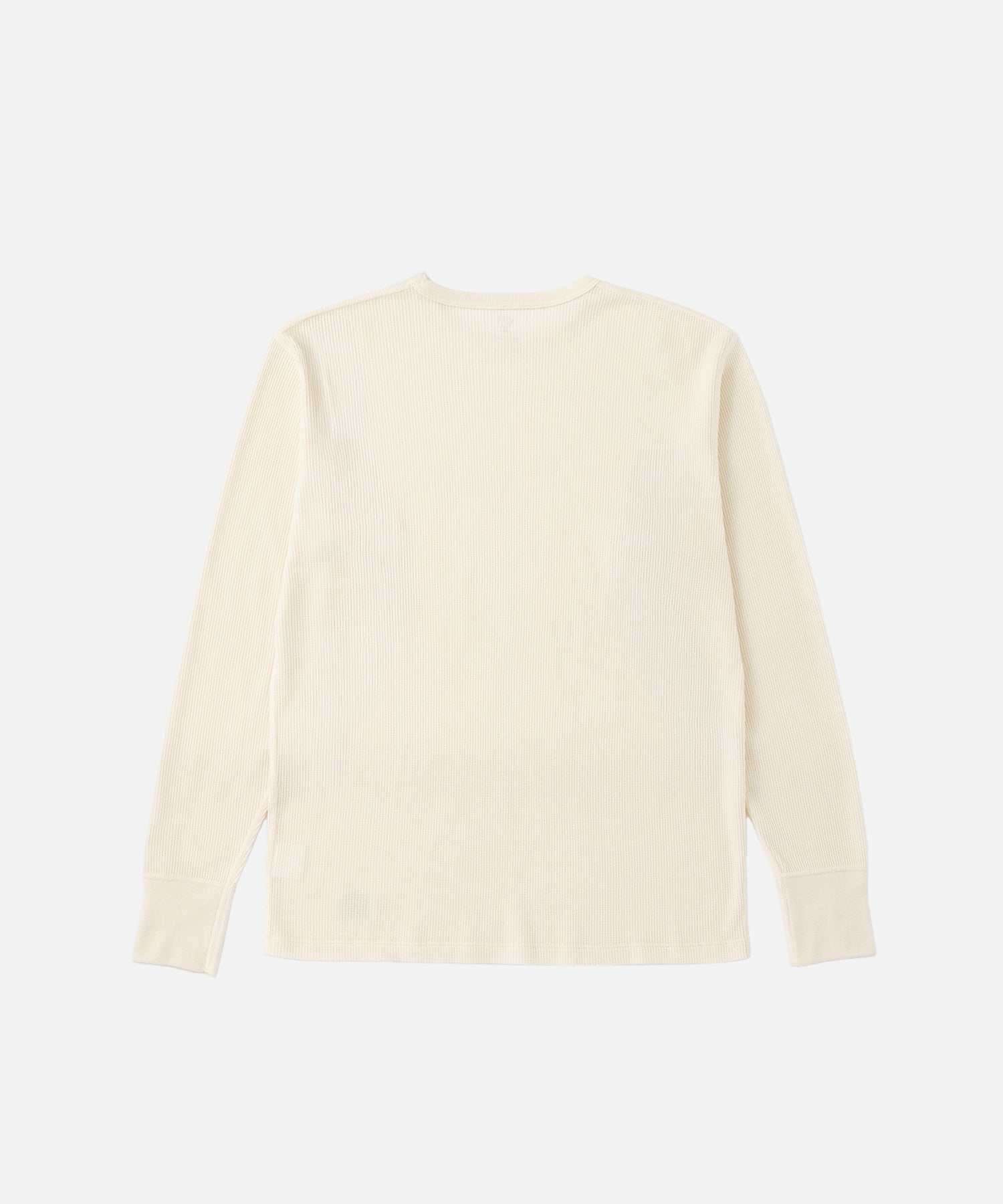 Hanes x Saturdays NYC Waffle Long Sleeve Tee 2-Pack in Black and Off White