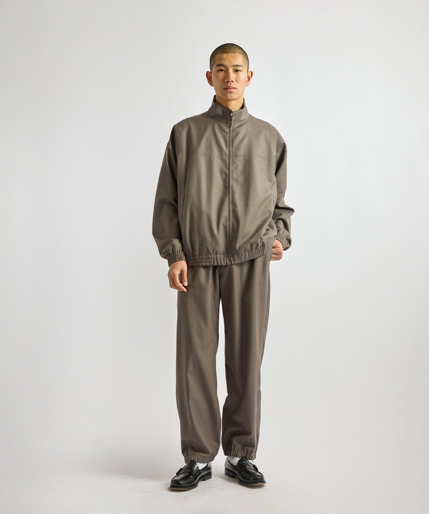 Saturdays NYC Gino Tropical Wool Training Pant in Gray