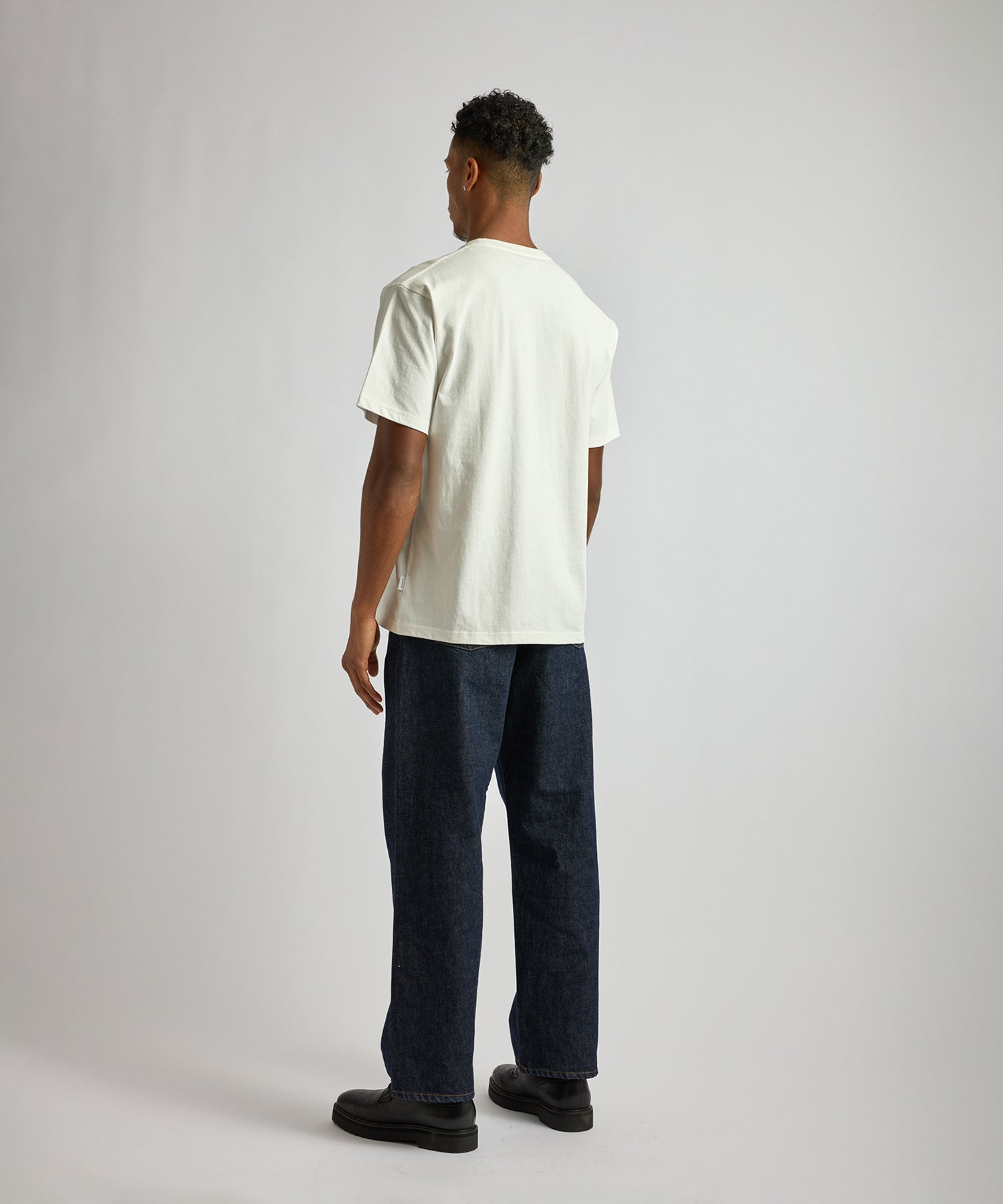 Saturdays NYC Circular Saturdays Logo Short Sleeve Tee in White