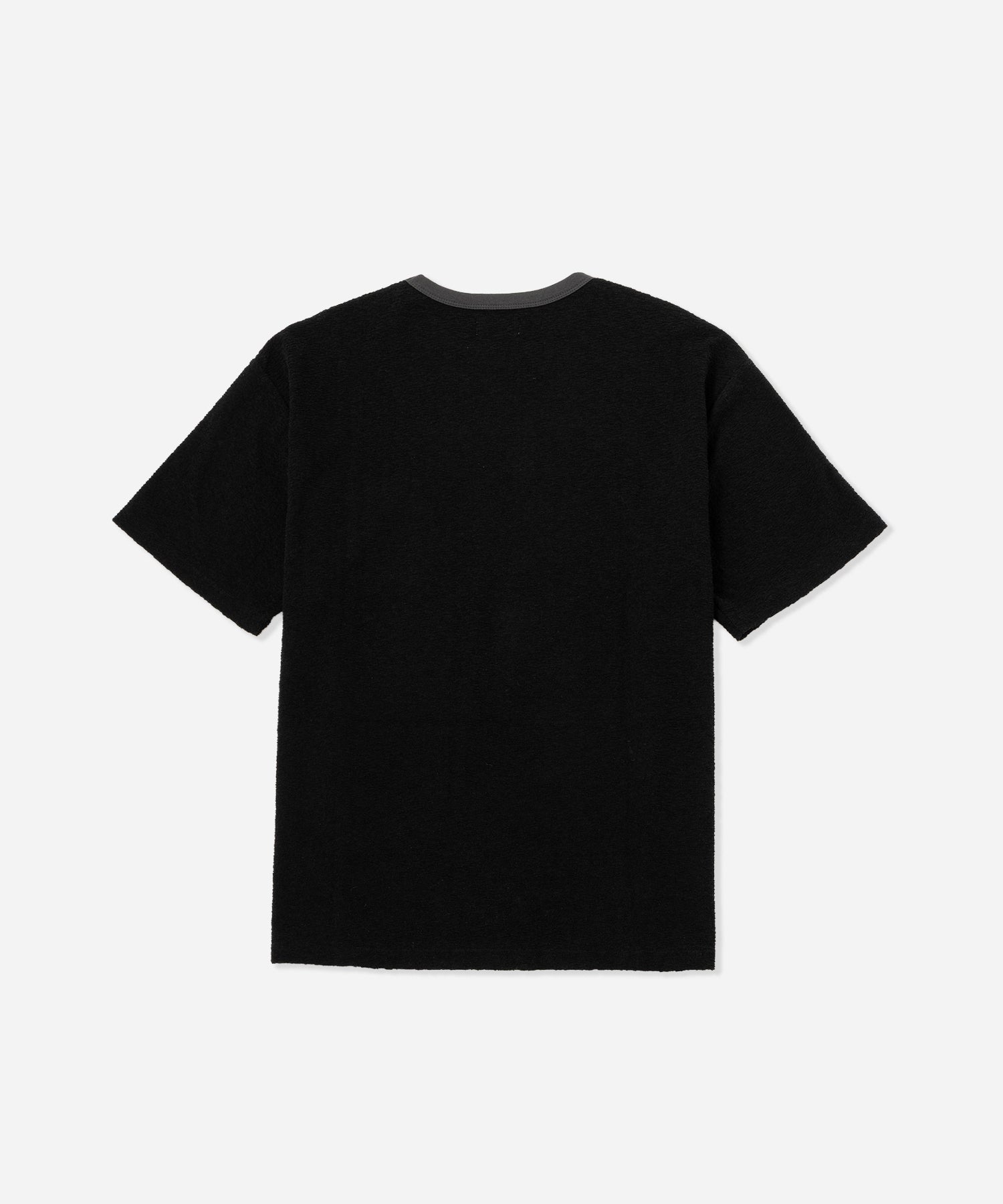 Saturdays NYC Ringer Pile Relaxed Short Sleeve Tee in Black