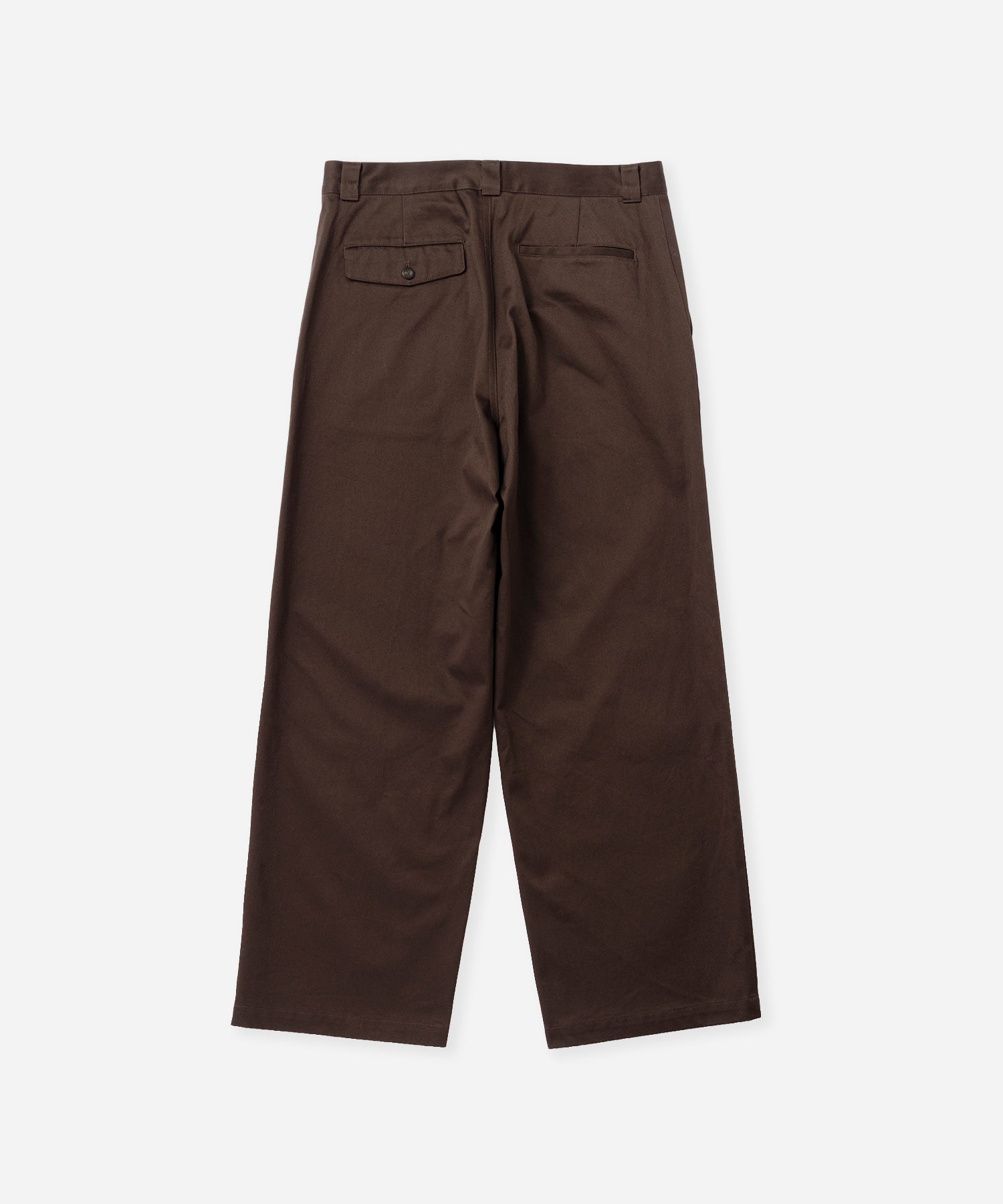 Saturdays NYC Ross Wide Chino Pant in Dark Brown