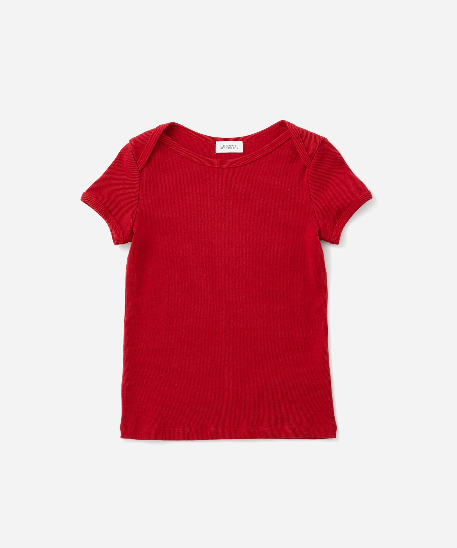 Saturdays NYC Nadia Ringer Top in Red