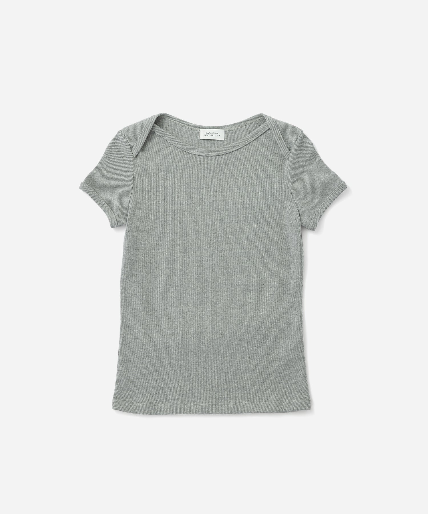 Saturdays NYC Nadia Ringer Top in Gray