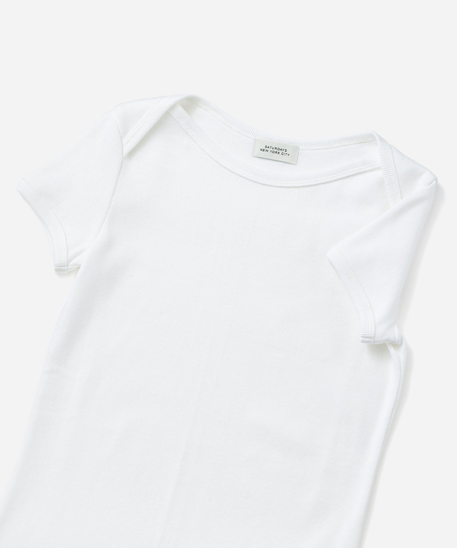 Saturdays NYC Nadia Ringer Top in White