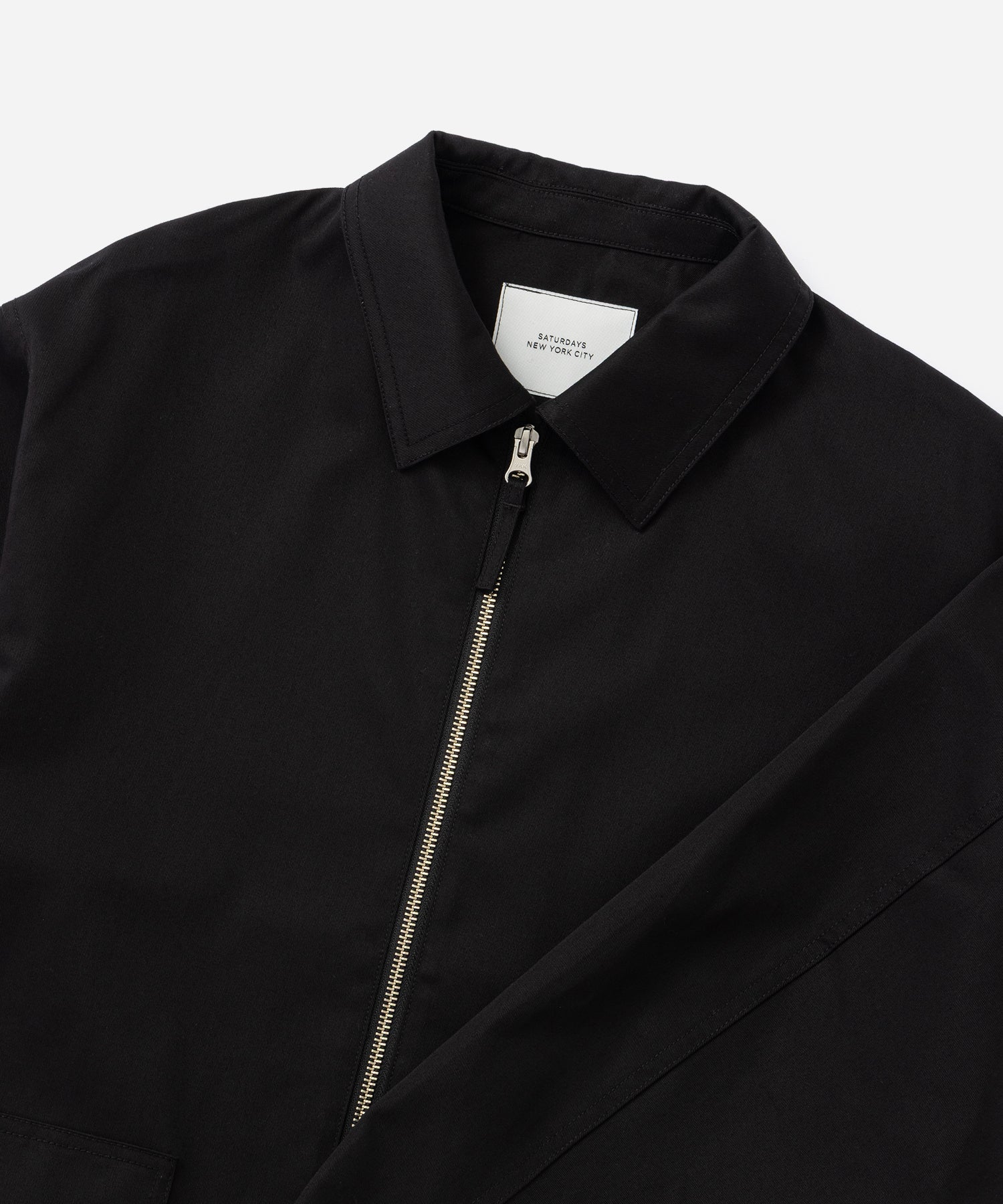 Saturdays NYC Harrison Zip Blouson in Black