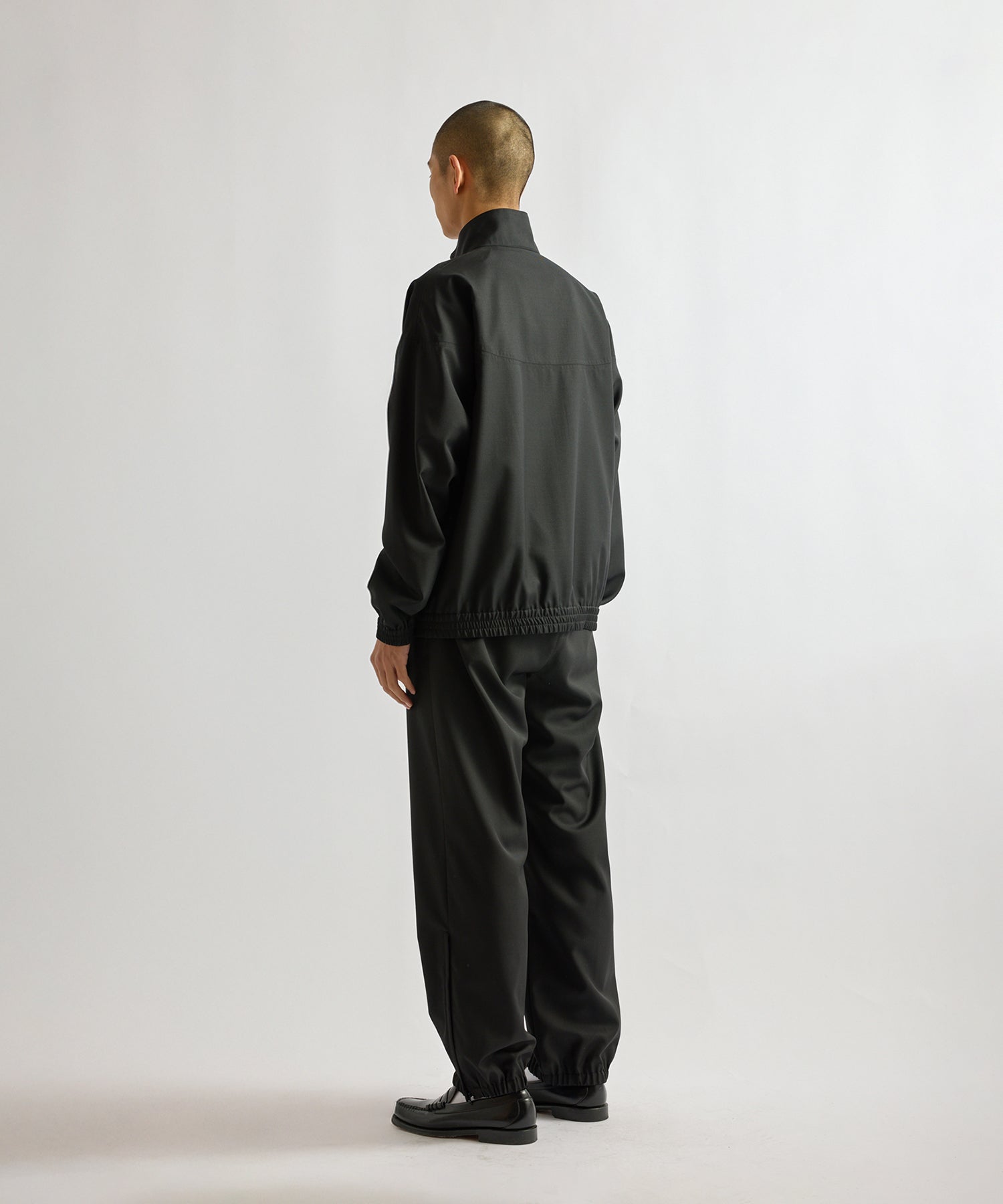 Saturdays NYC Everett Tropical Wool Training Jacket in Black
