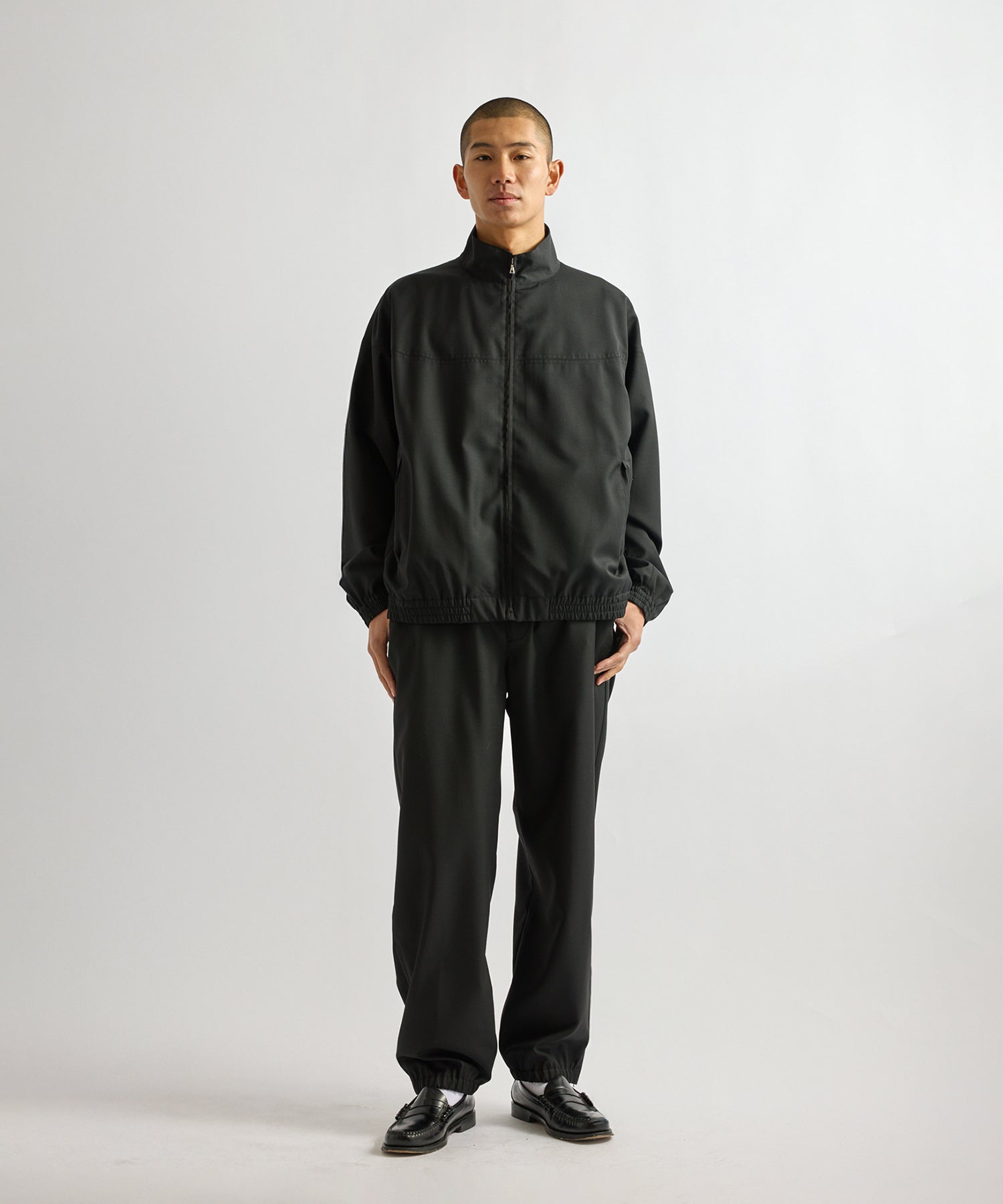 Saturdays NYC Gino Tropical Wool Training Pant in Black