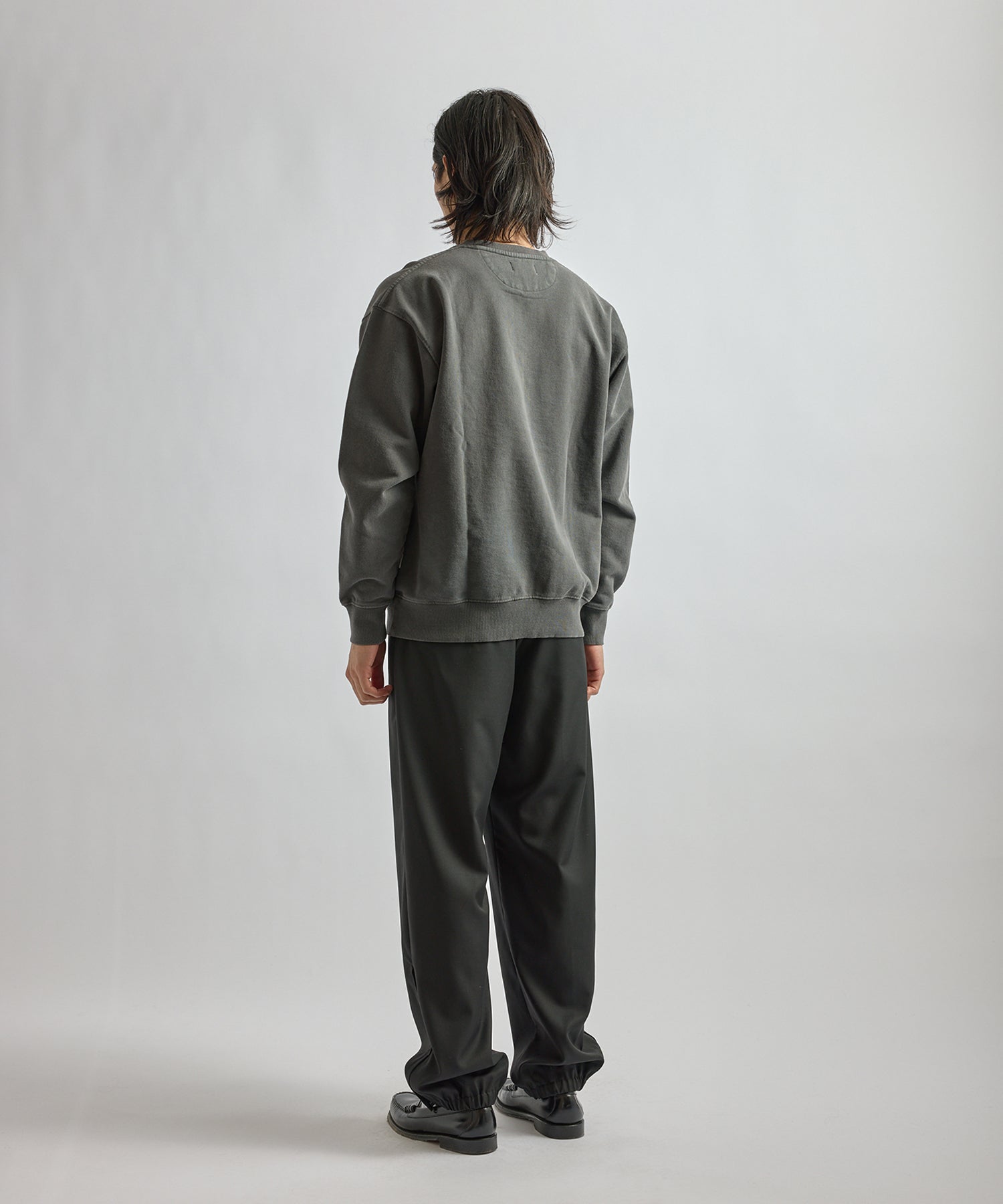 Saturdays NYC Bowery Miller Standard Crew Sweatshirt in Charcoal