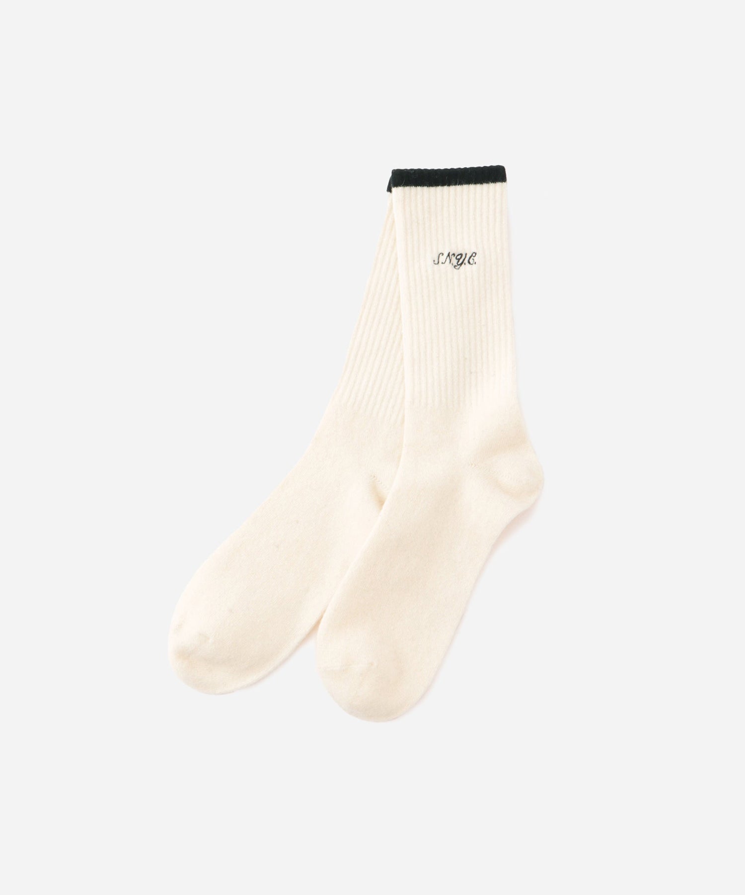 Saturdays NYC SNYC Wool Socks in Off White