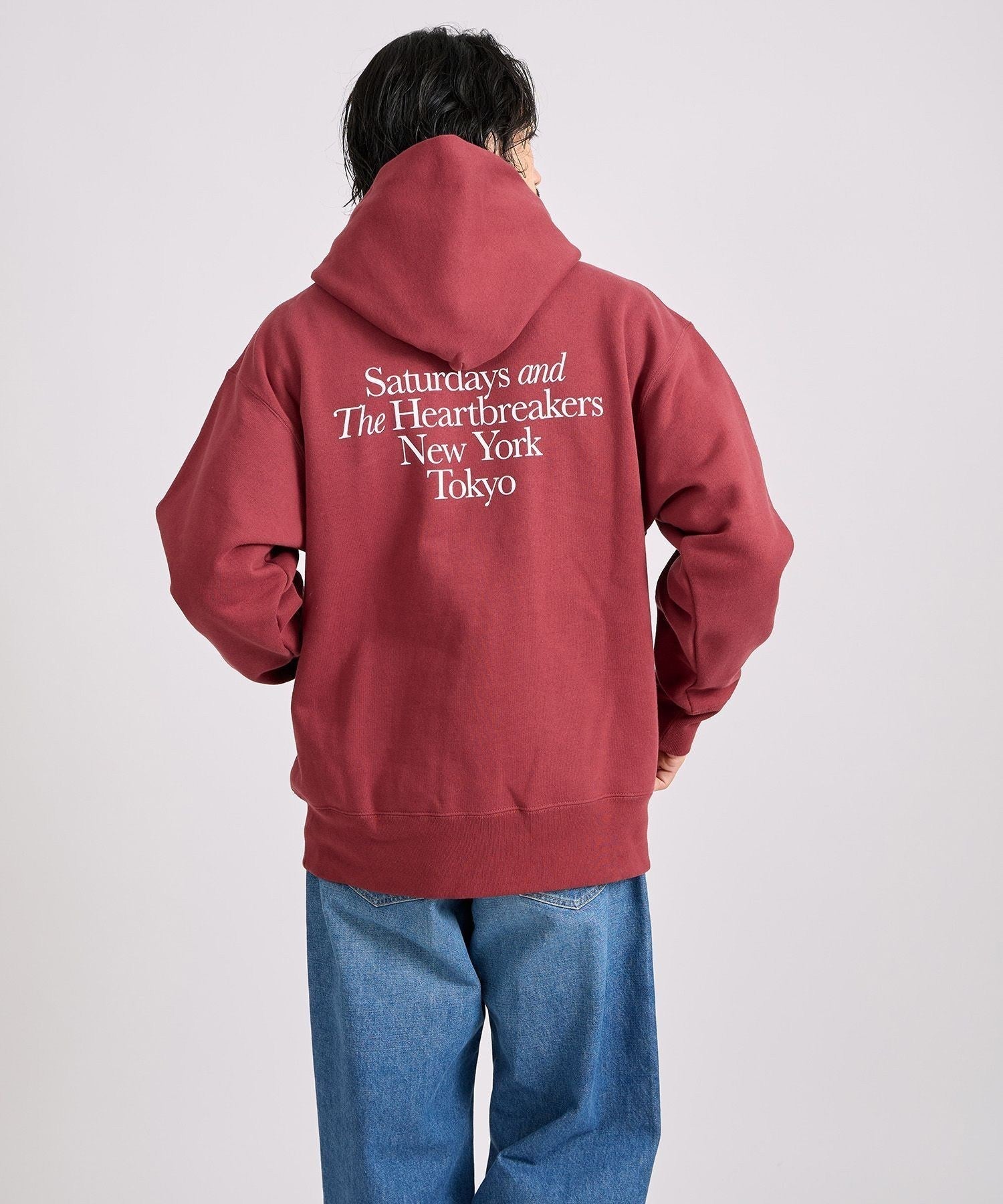 Saturdays NYC Bedwin x Saturdays New York Hoodie in Wine