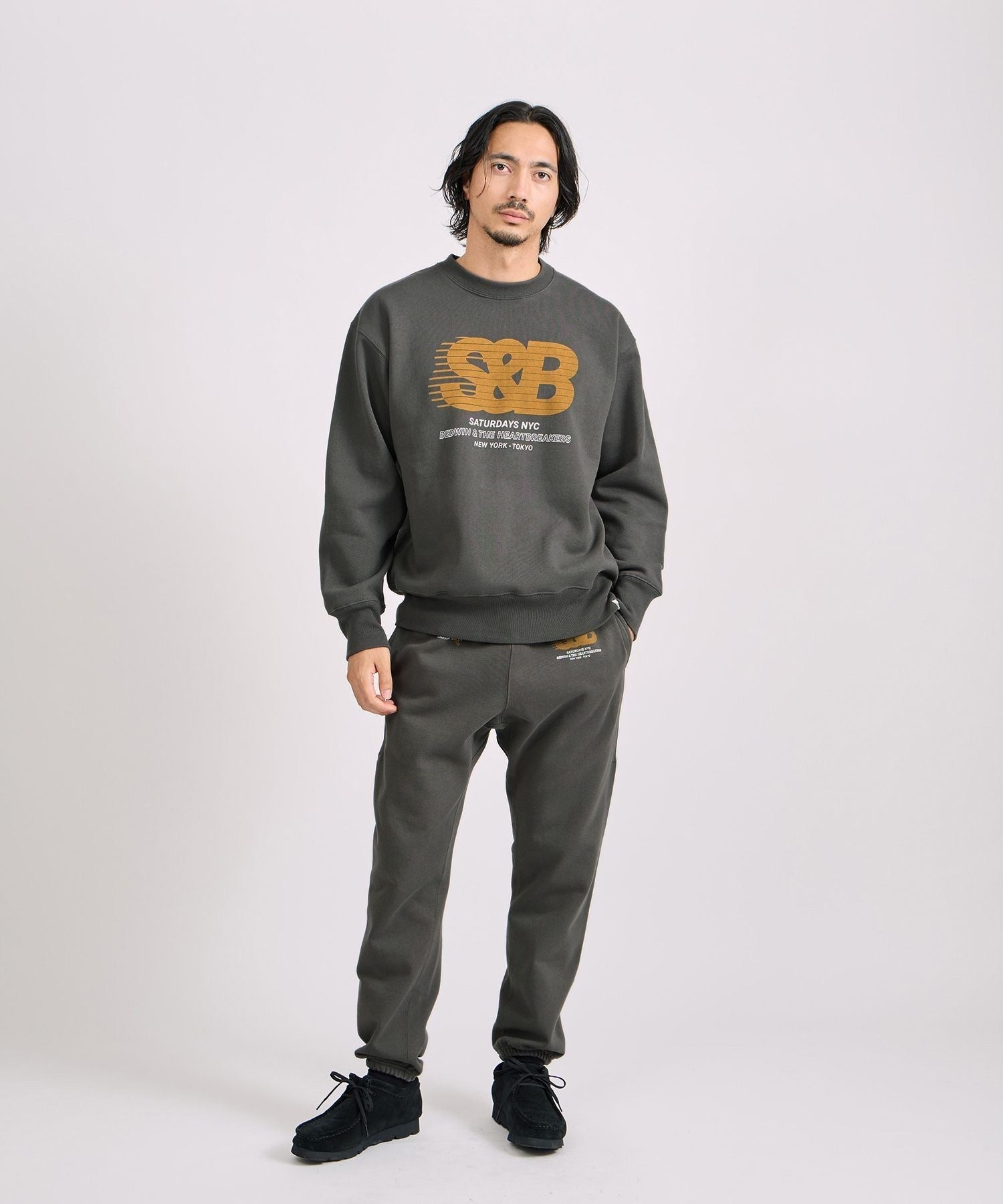 Saturdays NYC Bedwin x Saturdays Boston Sweatpants in Charcoal