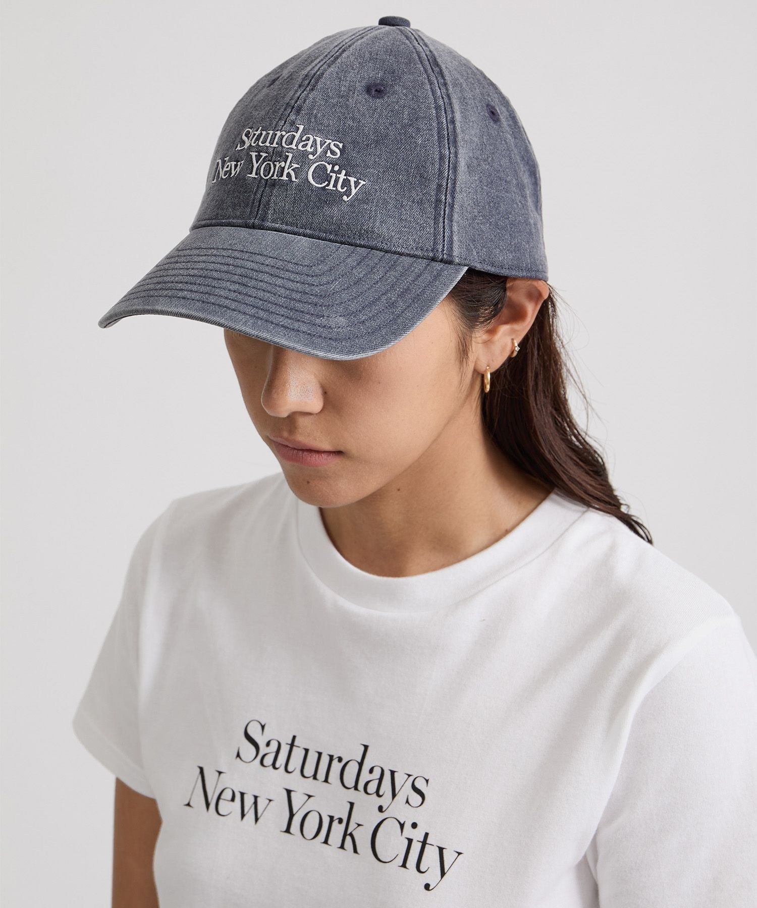 Saturdays NYC Saturdays Pigment Dyed Cap in Navy