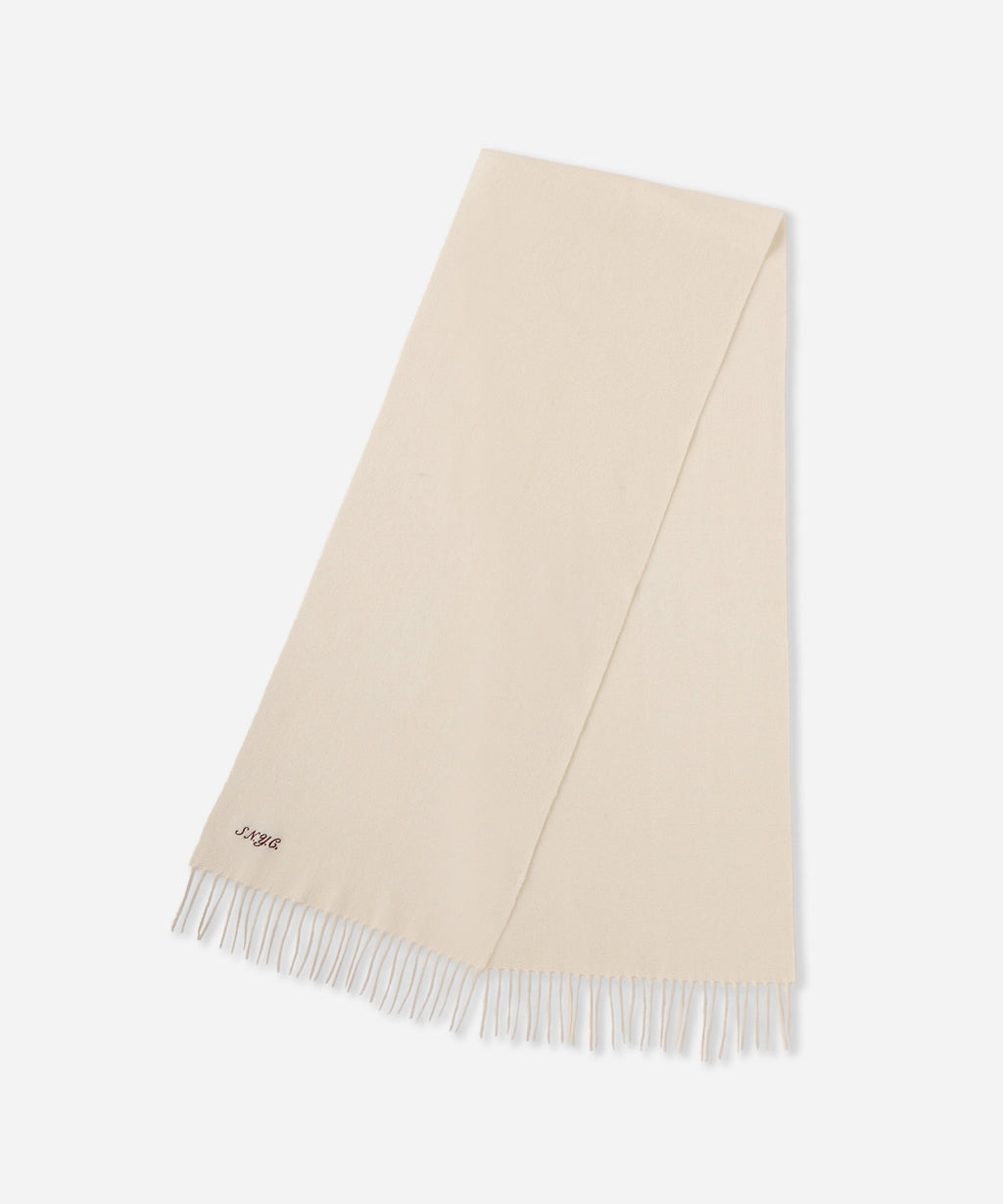Saturdays NYC SNYC Solid Scarf in White