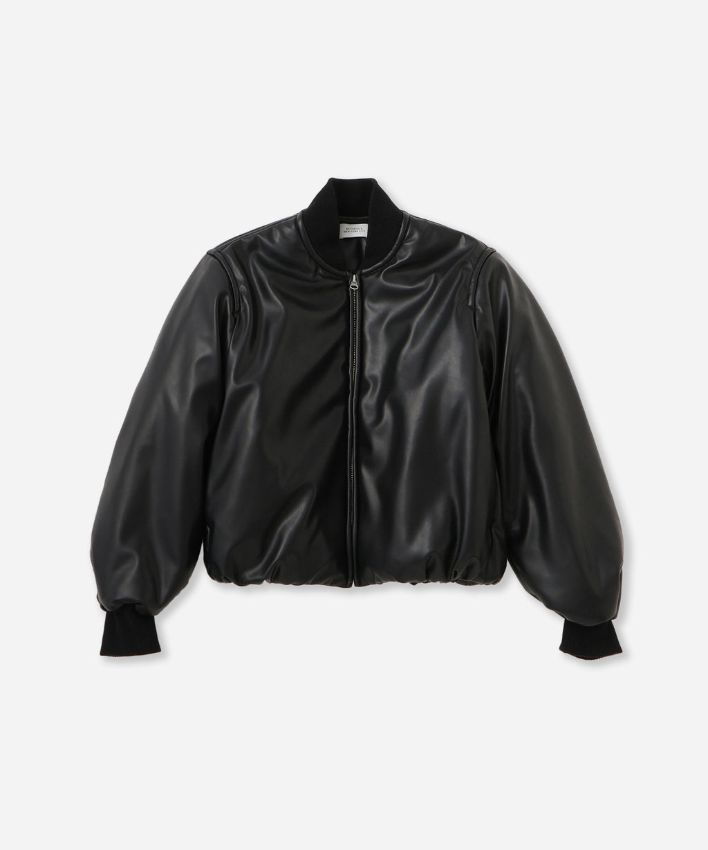 Saturdays NYC Dorothy Cropped Bomber Jacket in Black