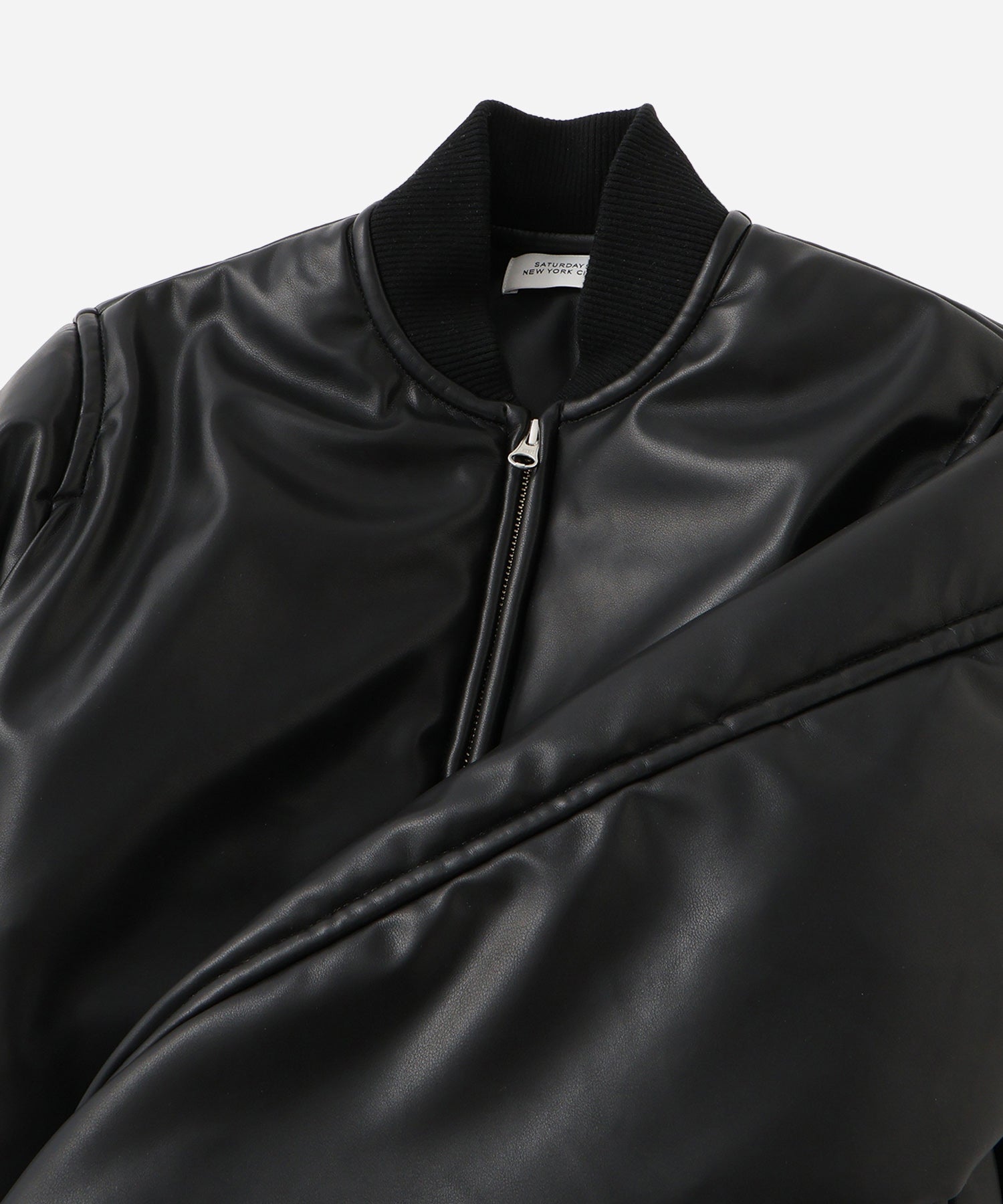 Saturdays NYC Dorothy Cropped Bomber Jacket in Black