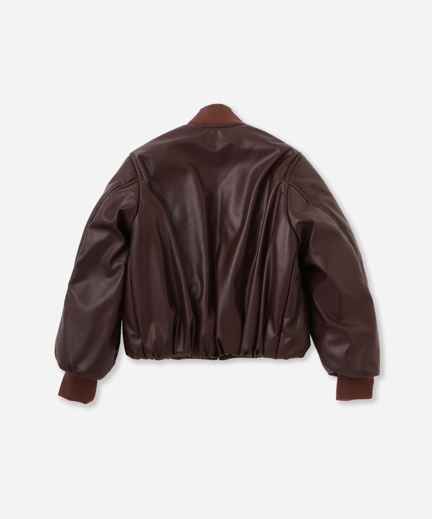 Saturdays NYC Dorothy Cropped Bomber Jacket in Wine