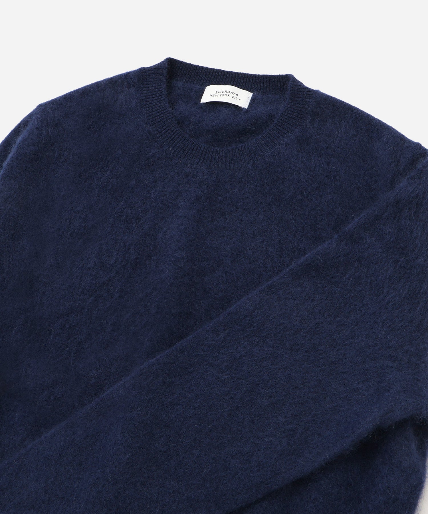 Saturdays NYC Christine Textured Knit in Navy