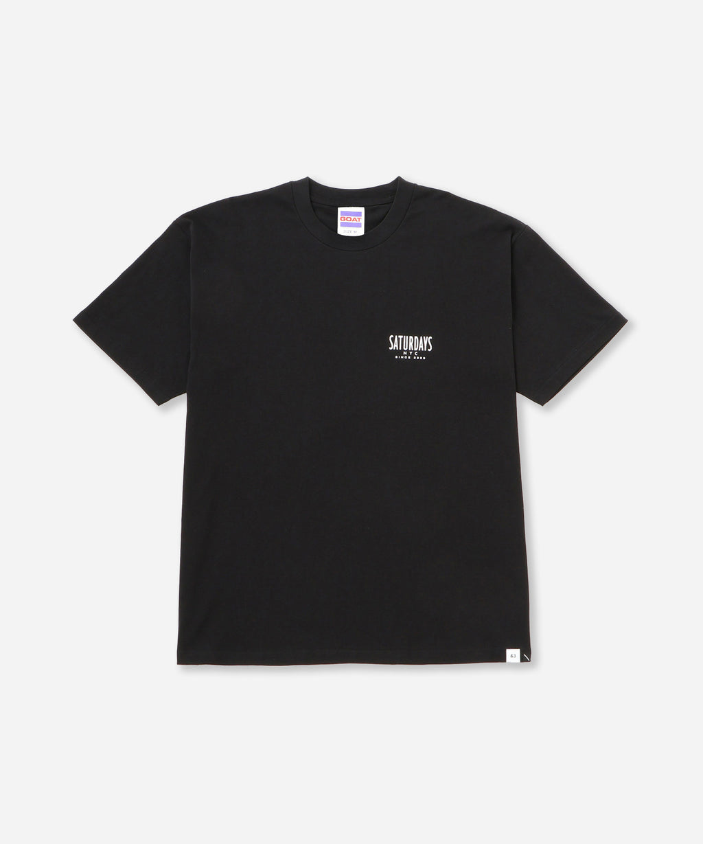 Saturdays NYC Bedwin x Saturdays Manhattan Tee in Black