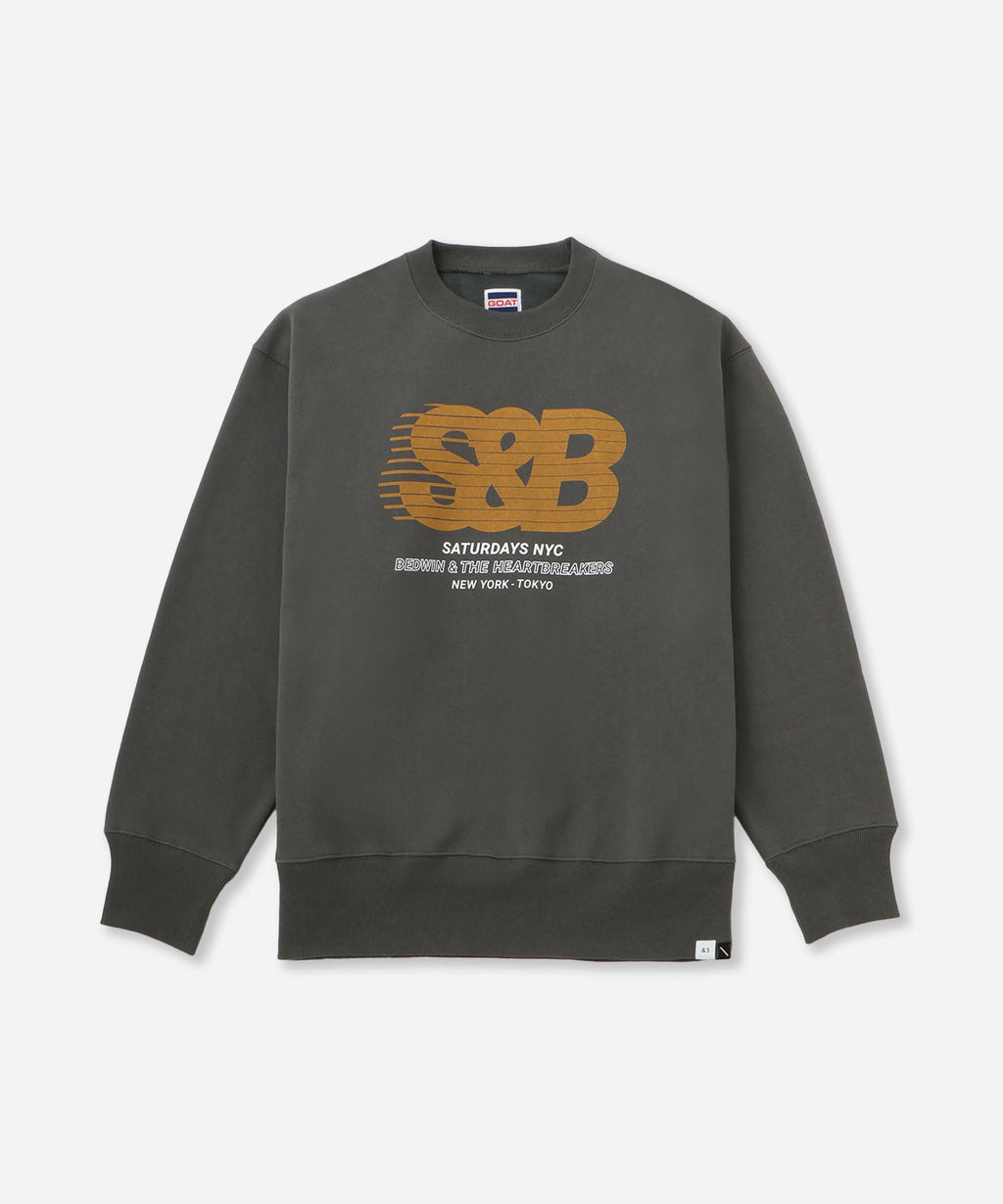 Saturdays NYC Bedwin x Saturdays Bean Town Sweat in Charcoal