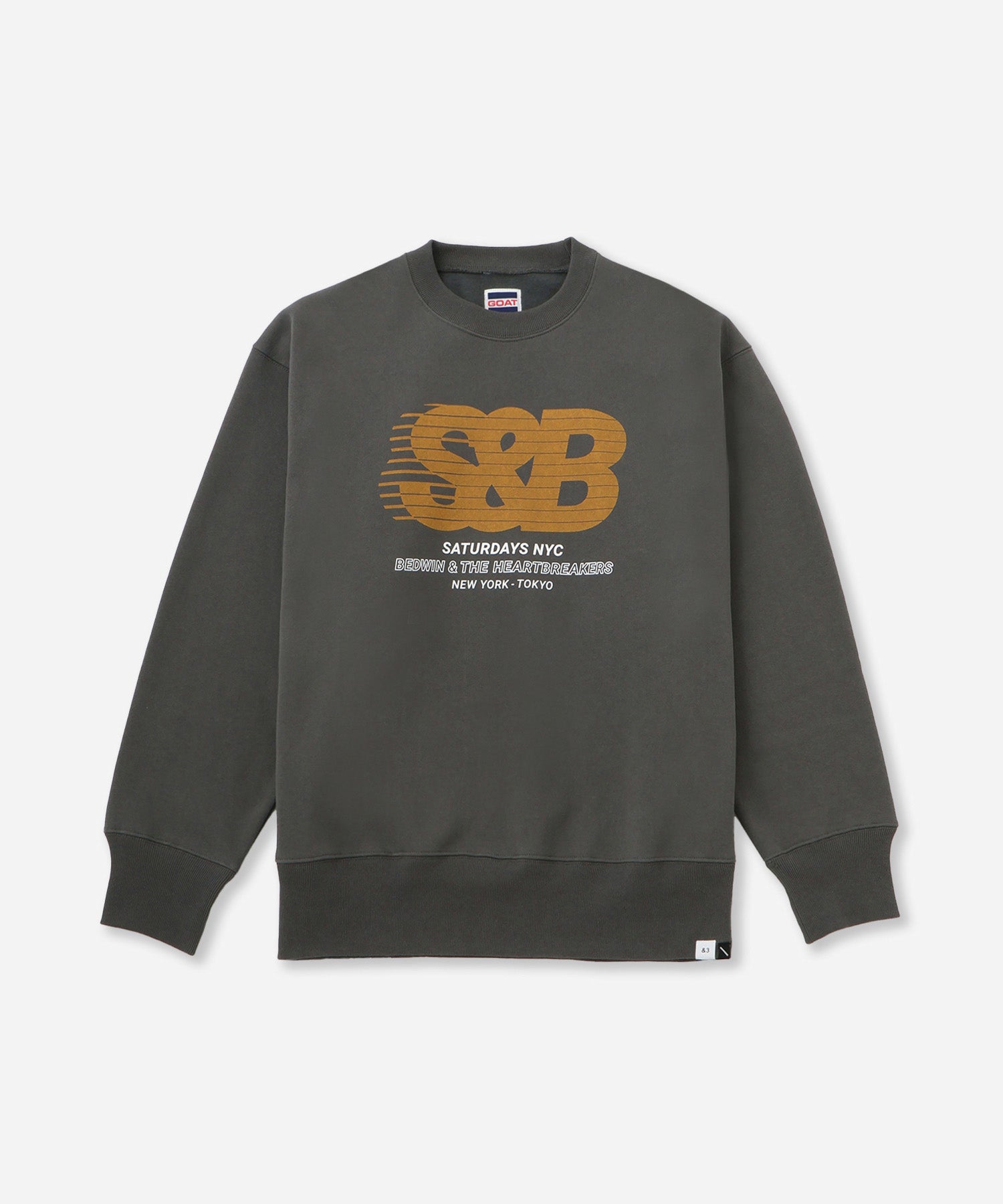 Saturdays NYC Bedwin x Saturdays Bean Town Sweat in Charcoal
