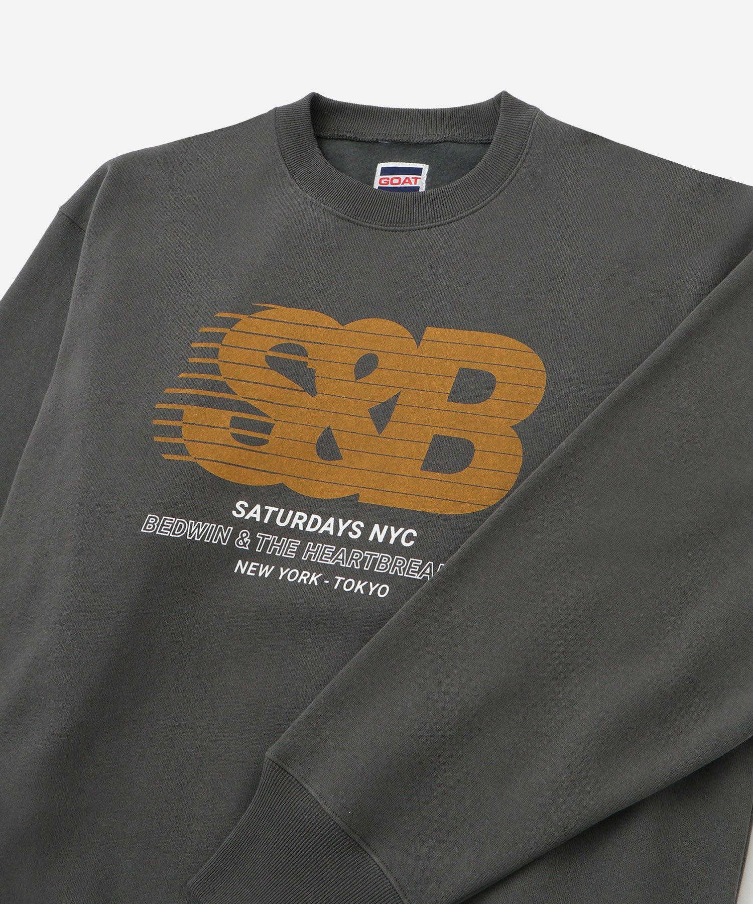 Saturdays NYC Bedwin x Saturdays Bean Town Sweat in Charcoal