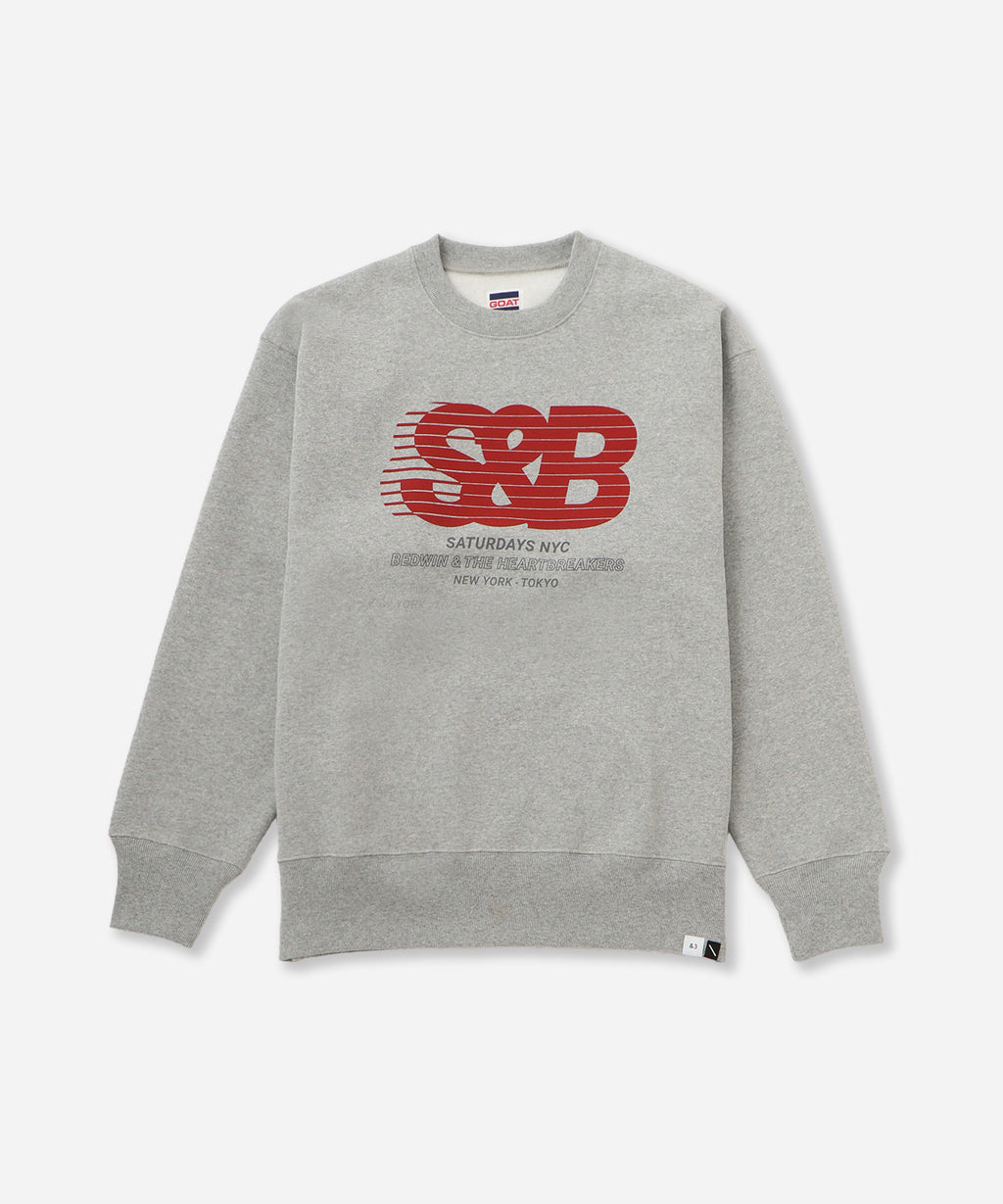 Saturdays NYC Bedwin x Saturdays Bean Town Sweat in Gray