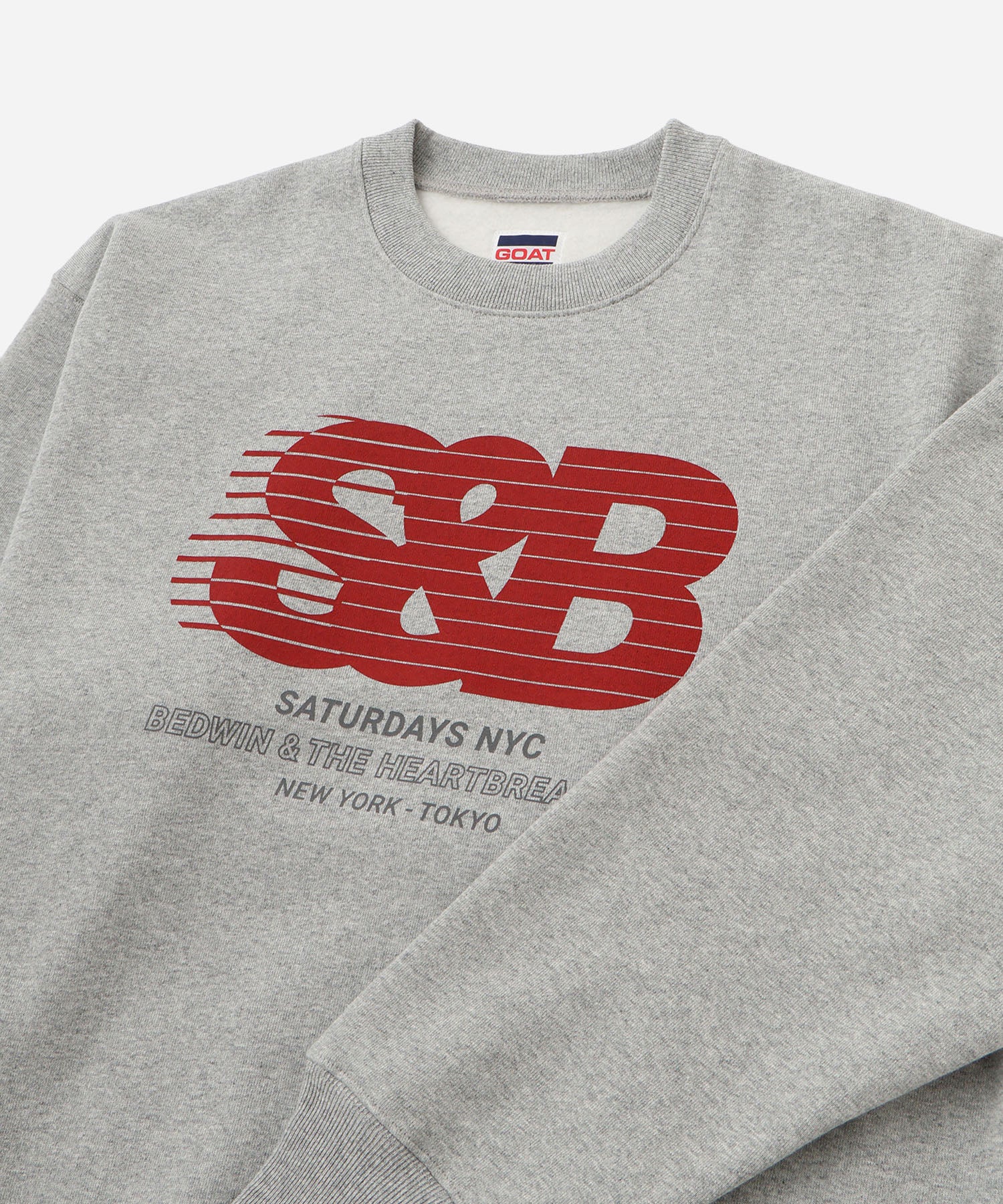 Saturdays NYC Bedwin x Saturdays Bean Town Sweat in Gray