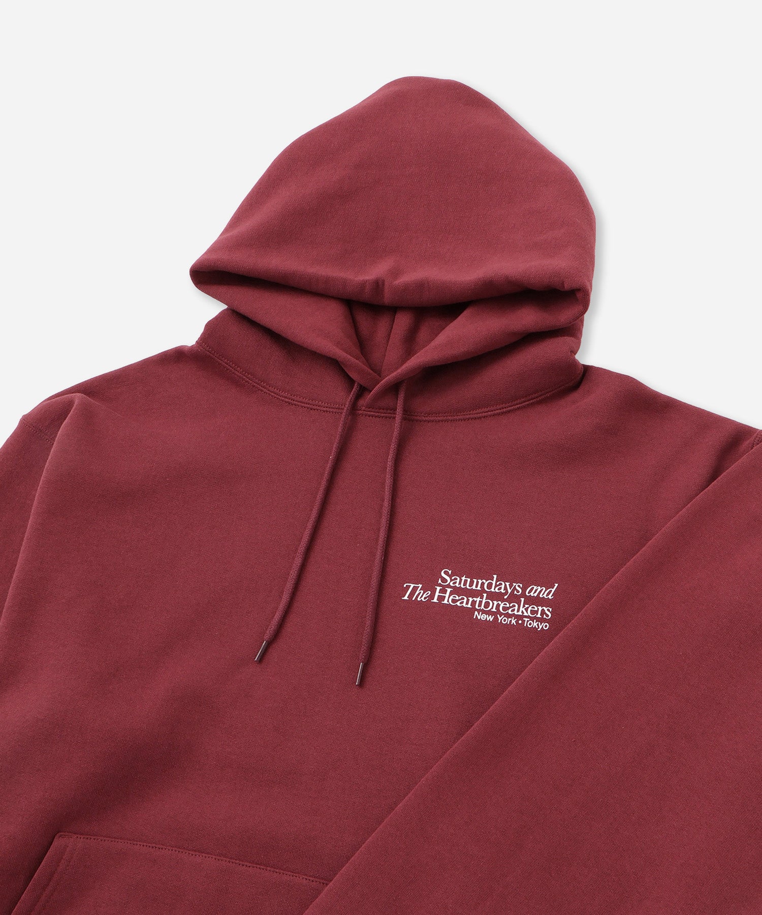 Saturdays NYC Bedwin x Saturdays New York Hoodie in Wine
