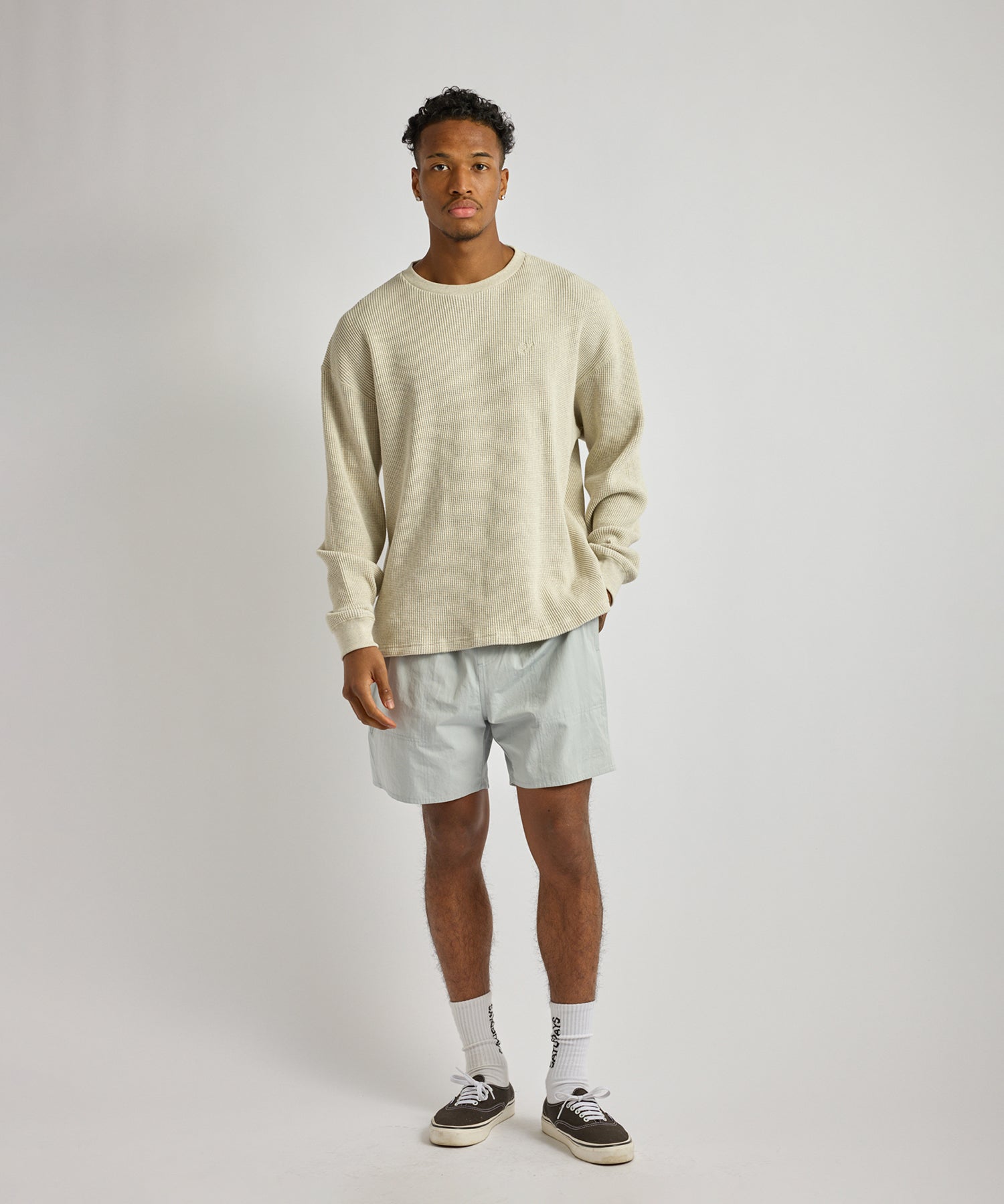 Saturdays NYC Talley Swim Short in Light Blue