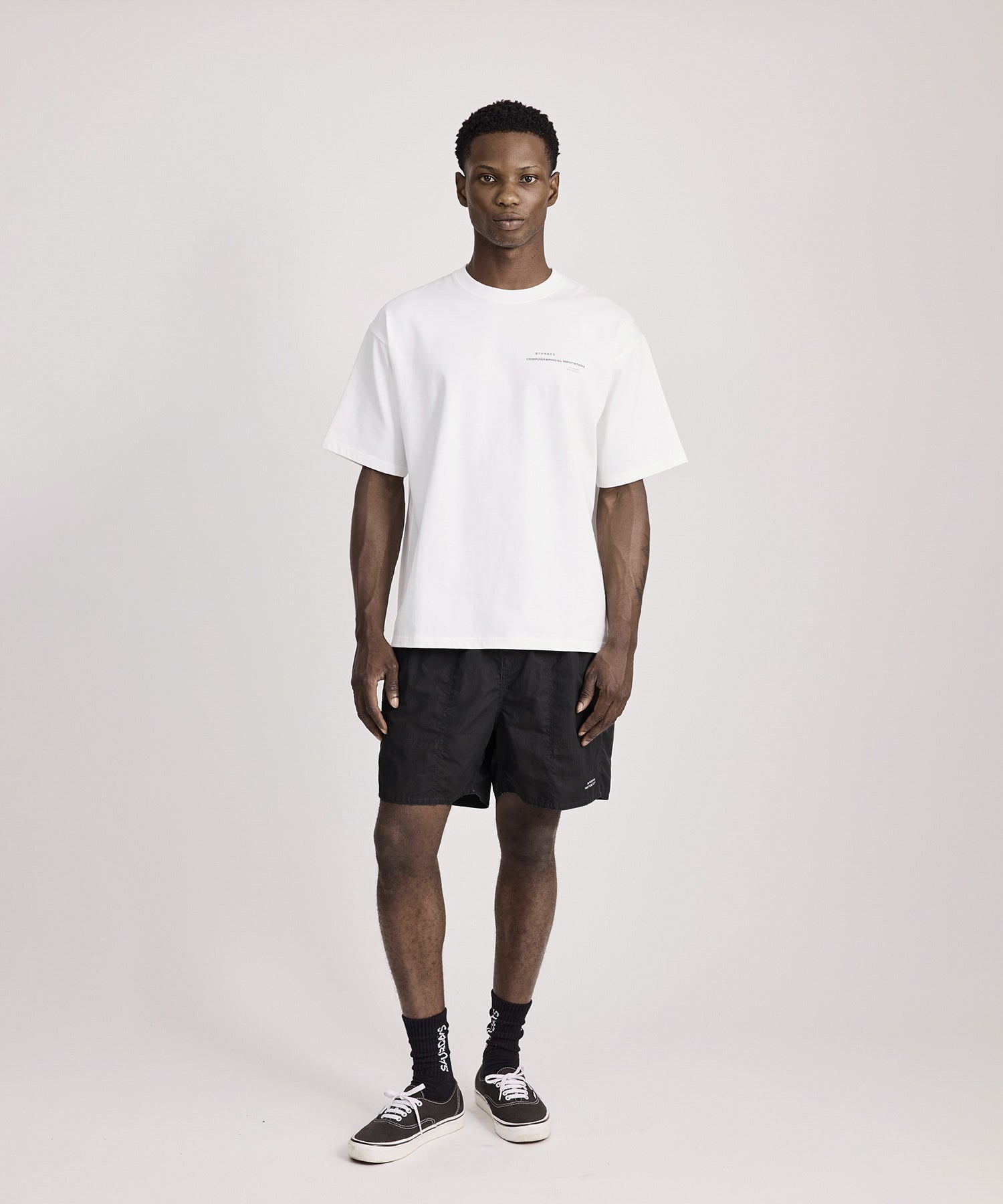 Saturdays NYC Cosmographical Relaxed Short Sleeve Tee in White