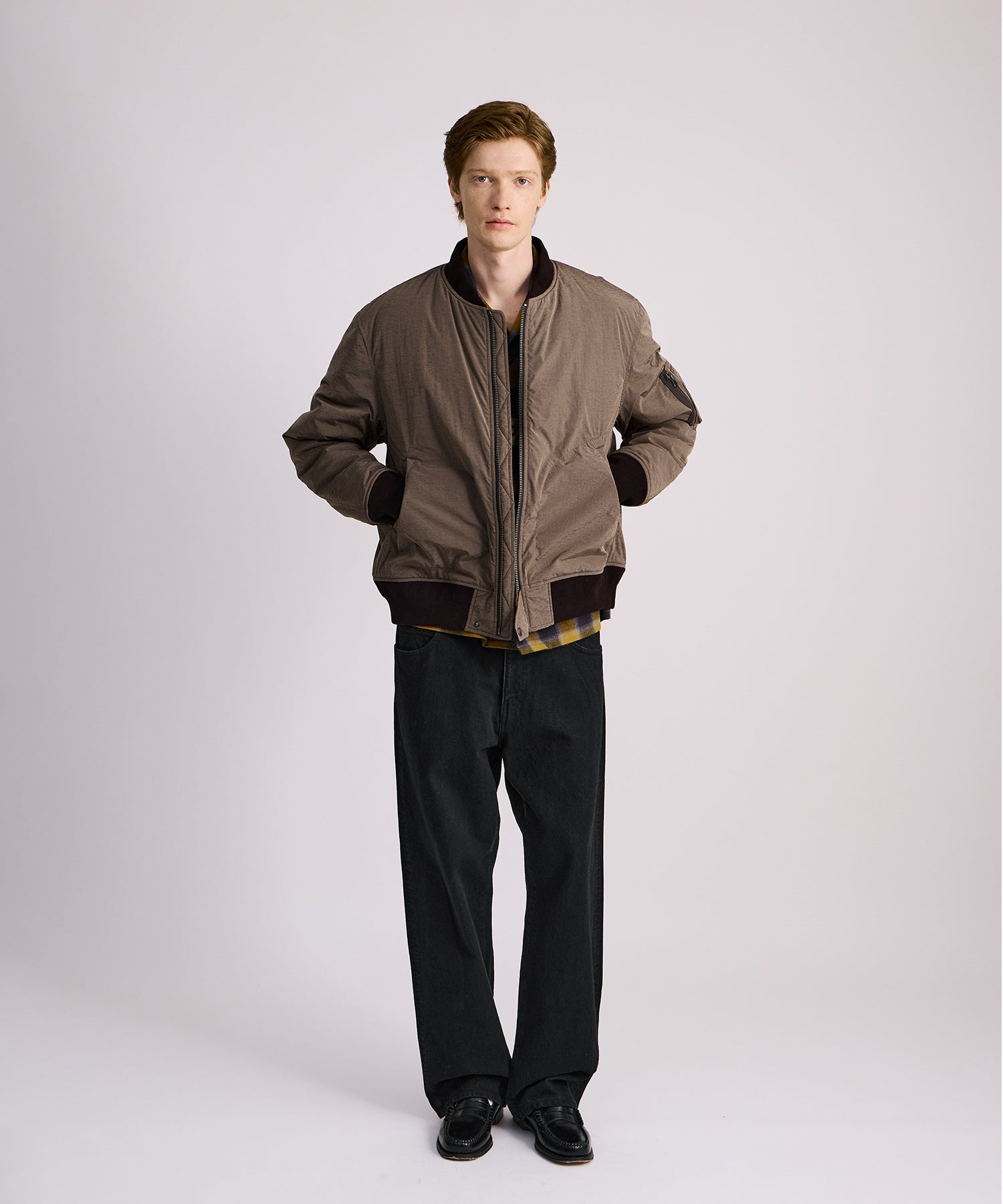 Saturdays NYC Christo Bomber in Beige